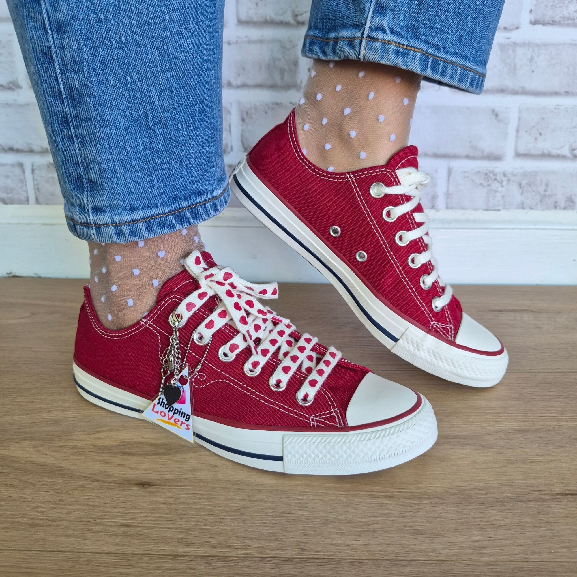Converse ⭐Converse Chuck Taylor Valentine's Day Low 5.5 Womens shoes Size US 5.5 / IT 35.5 - 2 Thumbnail