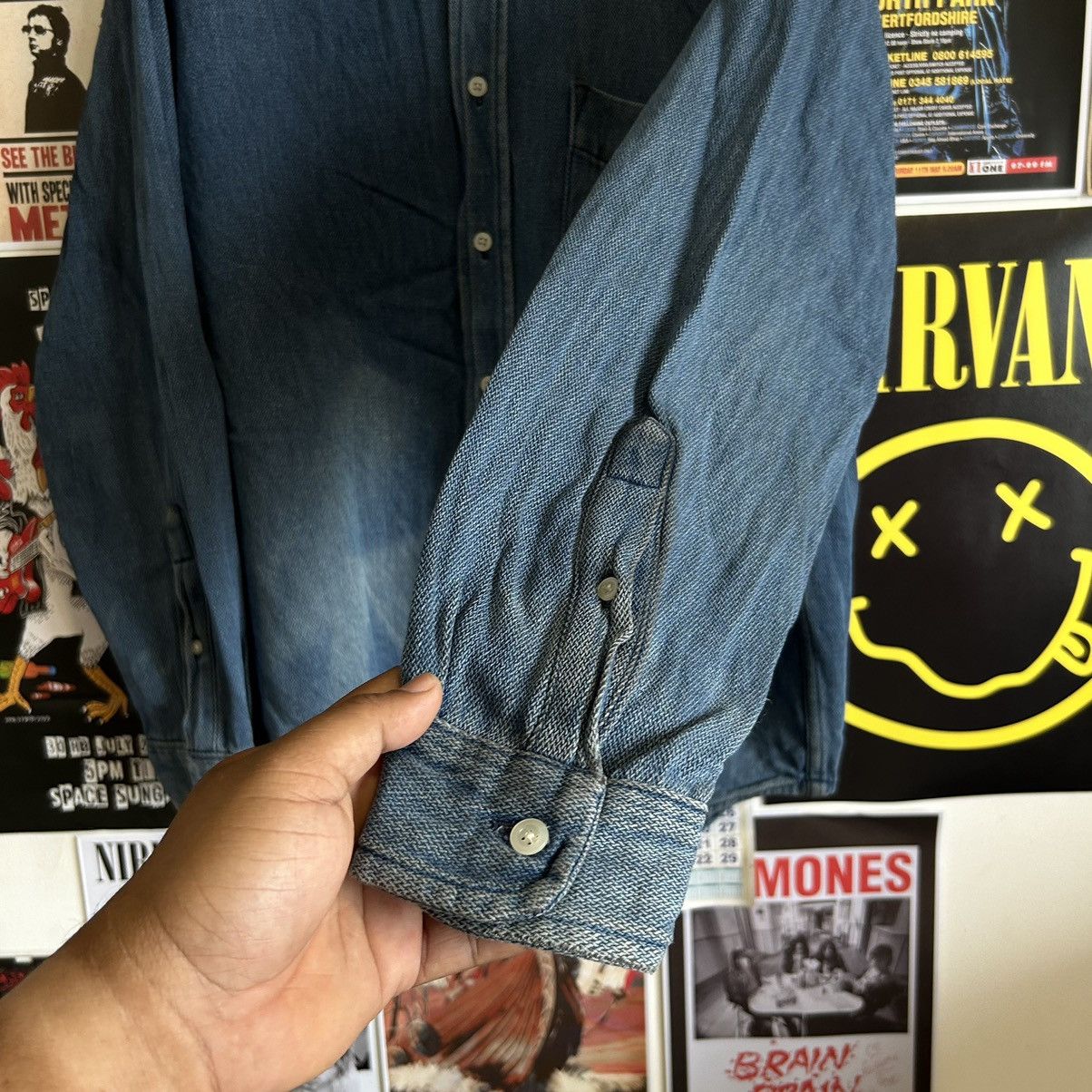 Vintage Vintage Prentiss Outdoor Chambray Classic Shirts Size US L / EU 52-54 / 3 - 5 Thumbnail