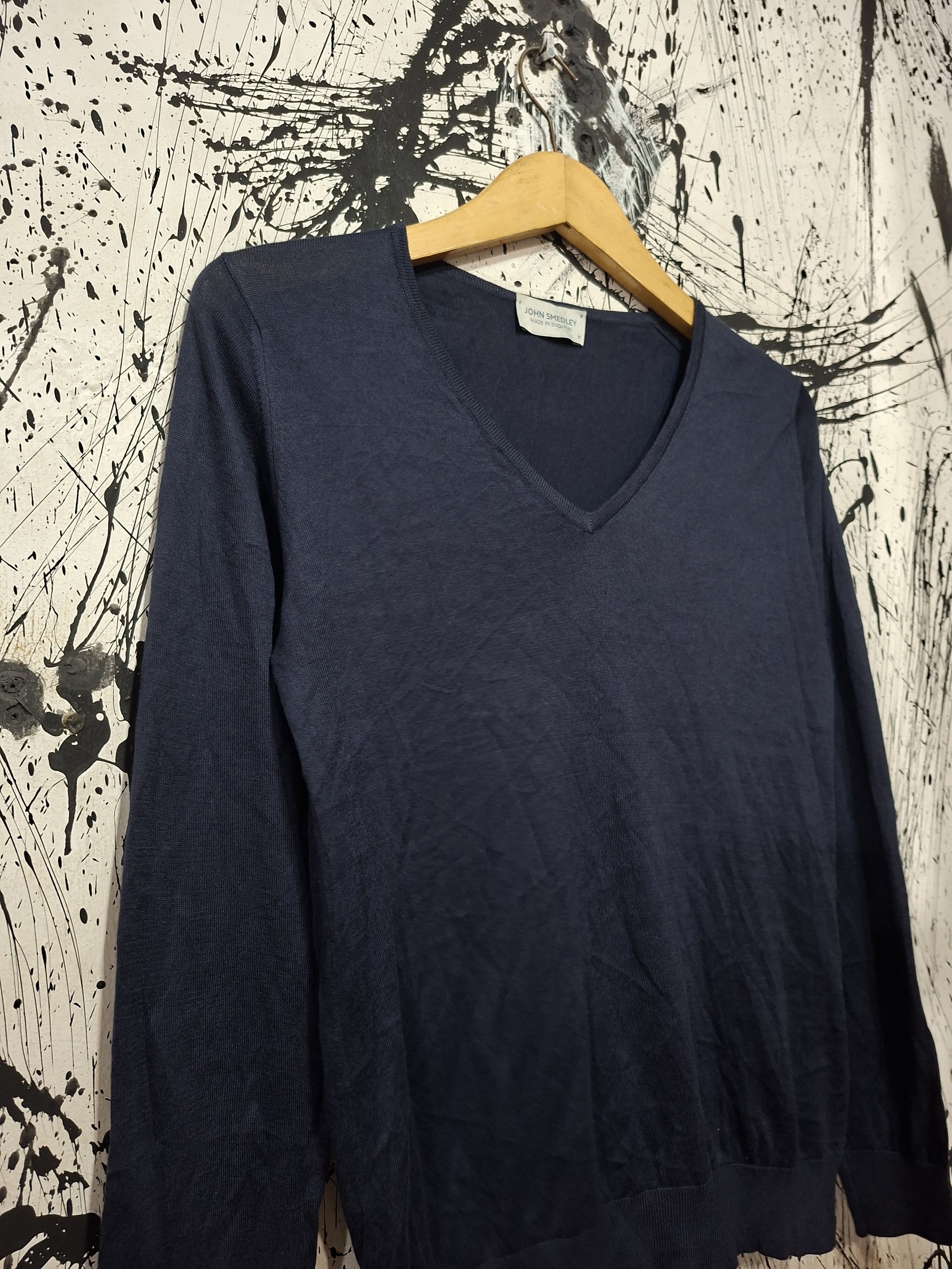 John Smedley JOHN SMEDLEY LUXURY LONGSLEEVE KNITWEAR Size US M / EU 48-50 / 2 - 2 Thumbnail