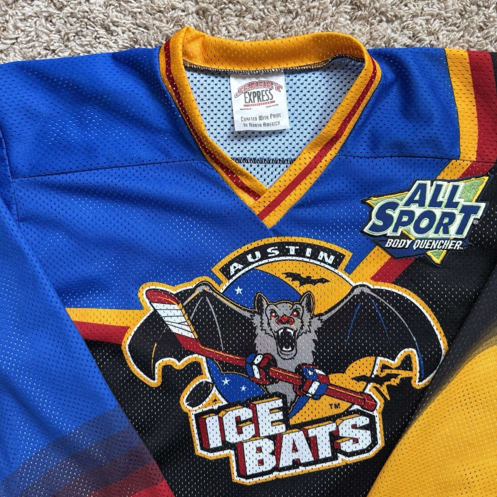 Vintage Vintage Austin Ice Bats Hockey Jersey Size S WPHL ProJoy Size US S / EU 44-46 / 1 - 2 Thumbnail