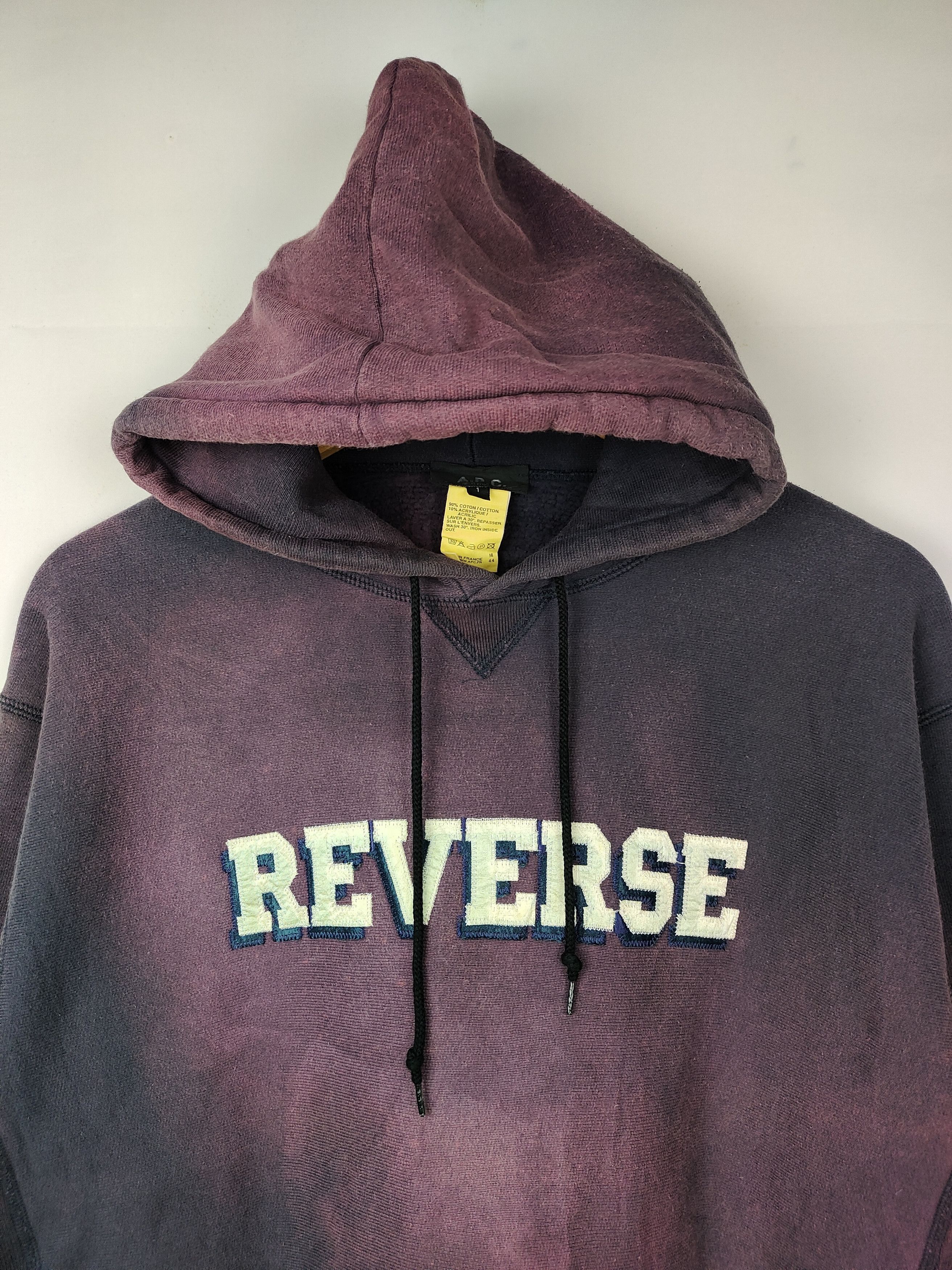 A.P.C. × Vintage Vintage A.P.C. Beautiful Faded Pullover Hoodie Sweatshirt Size US L / EU 52-54 / 3 - 2 Thumbnail