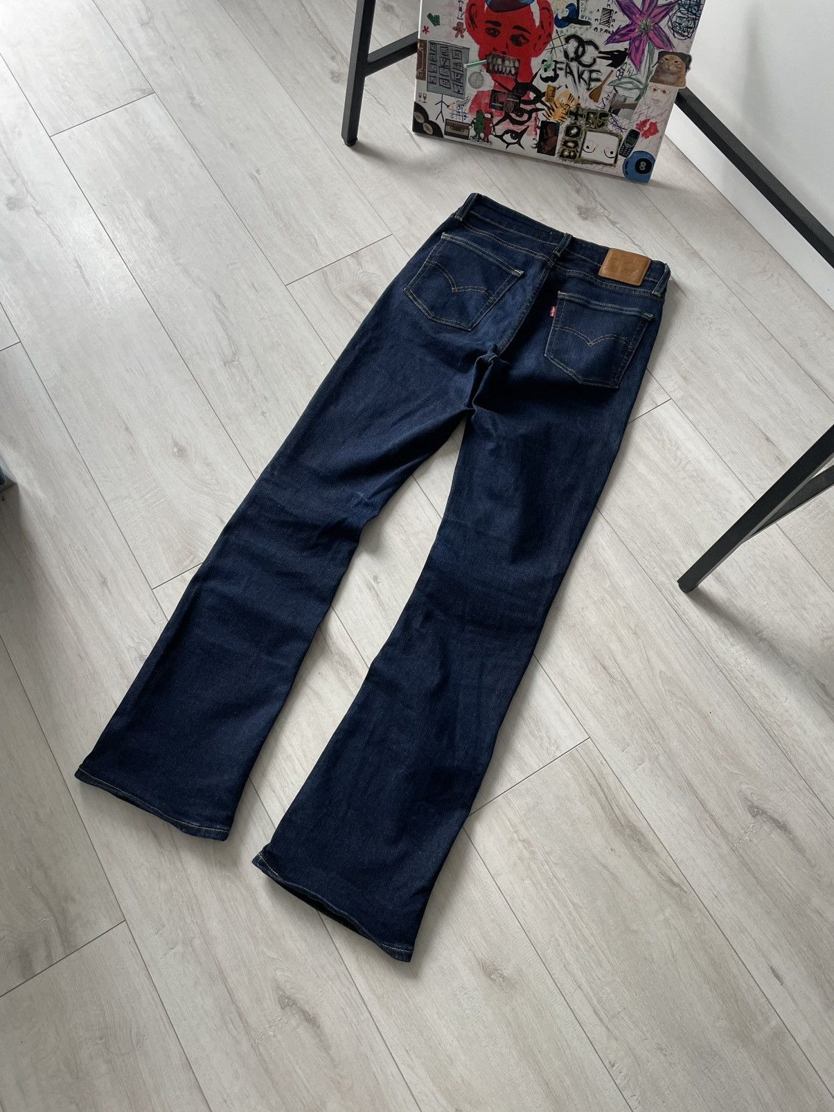 Levi's Vintage 00’s Levi’s 725 Bootcut Denim Blue Jeans Size 24" / US 00 / IT 34 - 1 Thumbnail