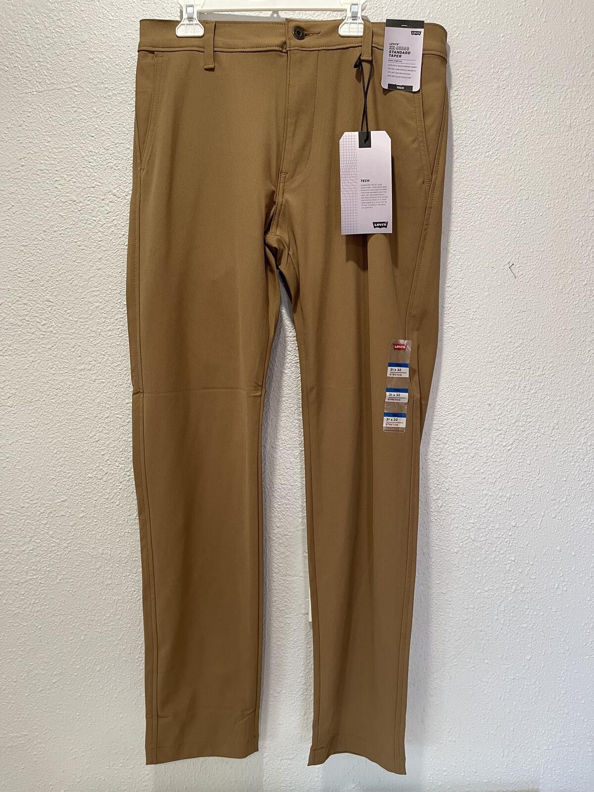 Levi's Levi's Standard Taper Men's Khaki Pants 31x32 Size US 31 - 1 Thumbnail