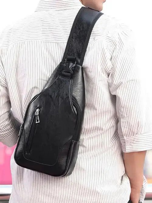 VIBE Cross Body PU Leather Bag Size ONE SIZE - 2 Thumbnail
