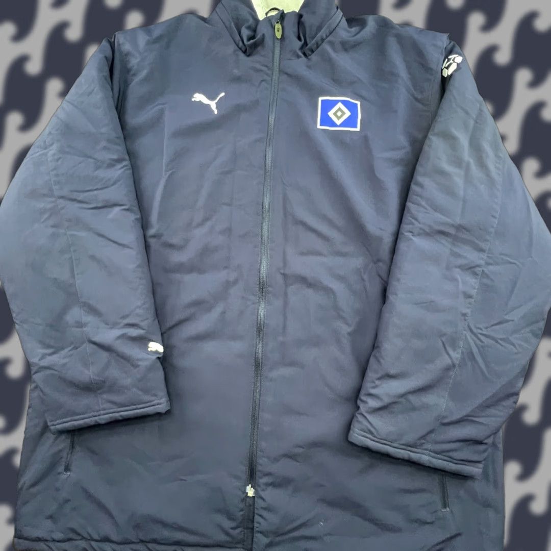 Puma PUMA Blue Jacket Mens 2XL Parka Hamburg SV Full Zip Hooded Vintage? Size US XXL / EU 58 / 5 - 1 Thumbnail