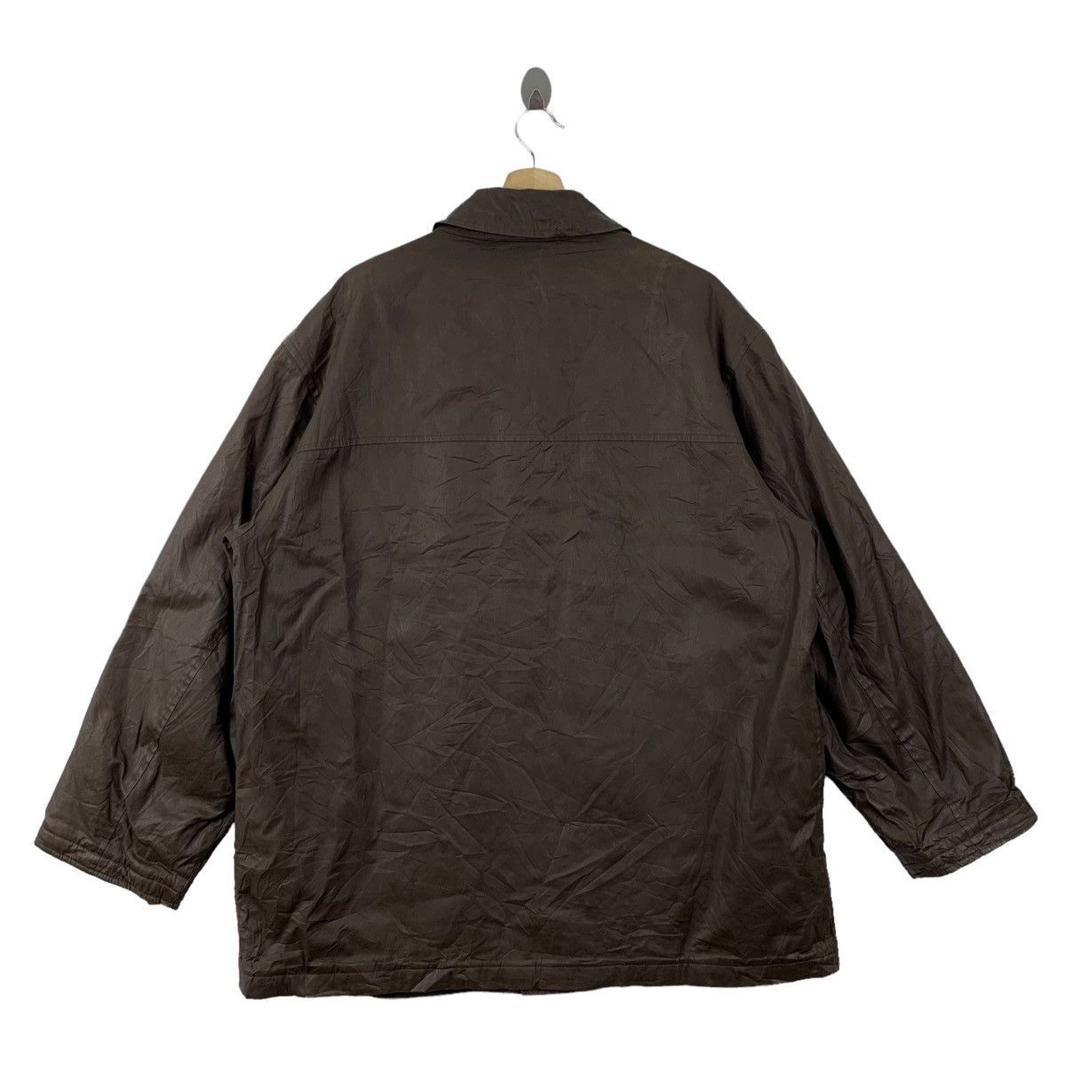 Vintage Vintage VISCONF Italian Fashion Designer Casual Wax Jacket Size US XL / EU 56 / 4 - 2 Thumbnail