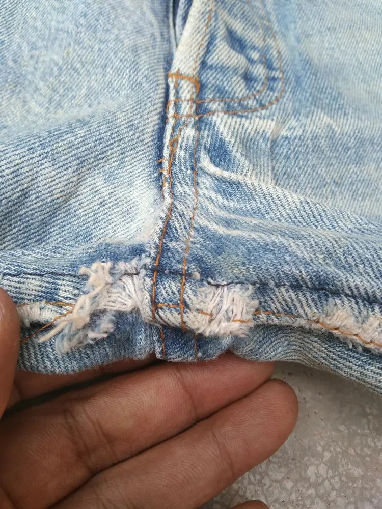 Levi's × Vintage 80s Vintage Levis 501 Made In USA Distressed Jeans 29x30 Size US 29 - 7 Thumbnail