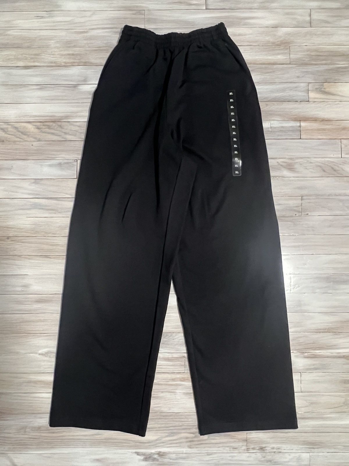 image of Aw22 Balenciaga Sticker Baggy Sweatpants in Black, Men's (Size 30)