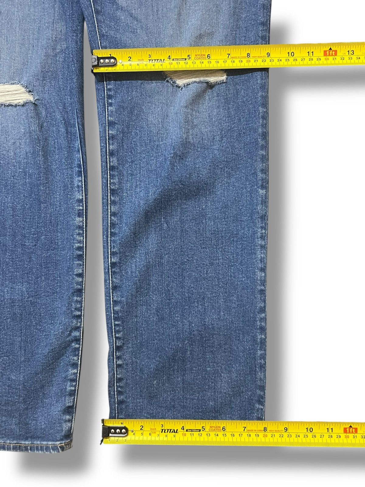 GU × Undercover GU x Undercover Kosmik Noise Jeans - Straight Stretch Jeans Size US 36 / EU 52 - 17 Thumbnail