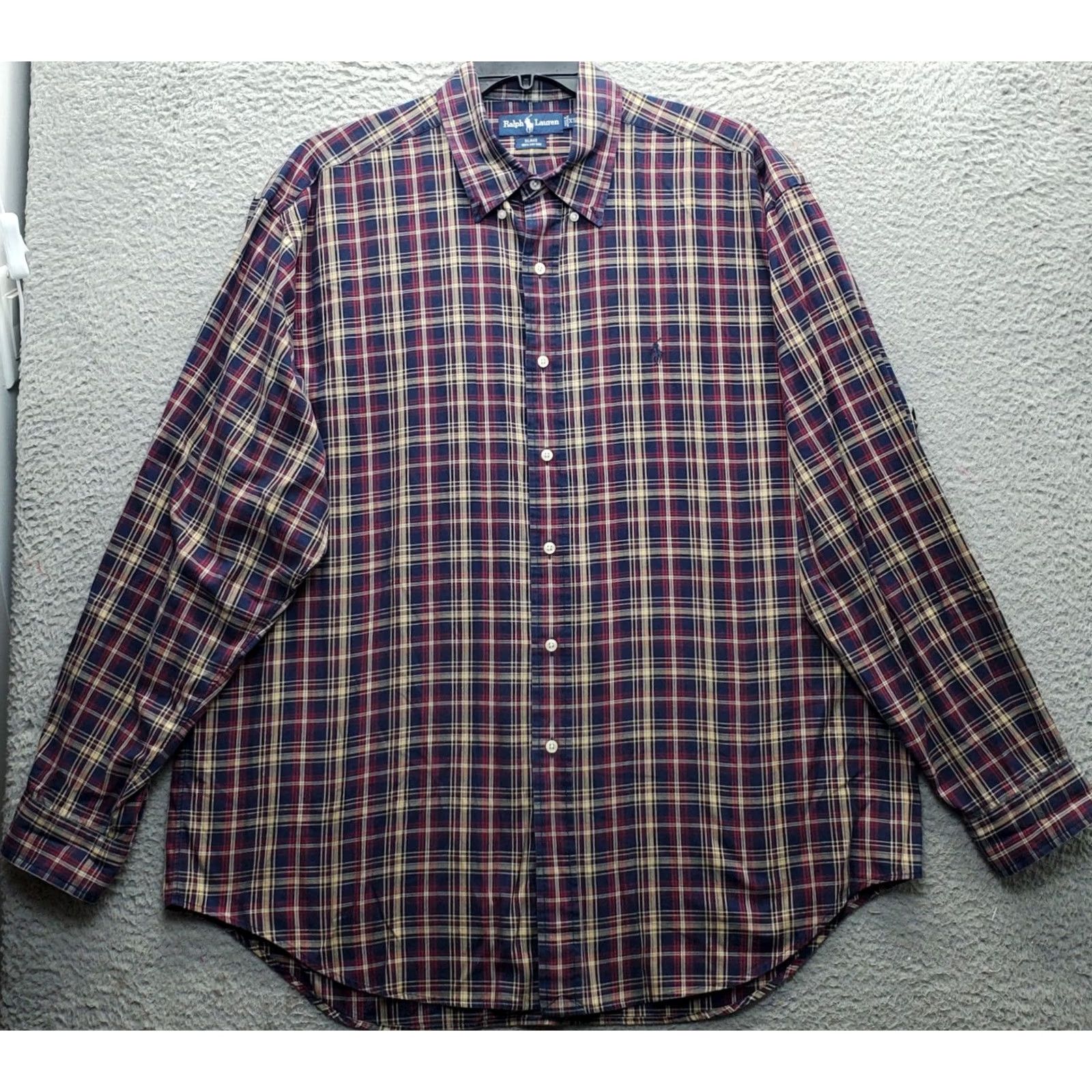 Ralph Lauren Ralph Lauren Blake Shirt Mens XL Multi Plaid Regular Button-Down Shirt Size US XL / EU 56 / 4 - 2 Thumbnail
