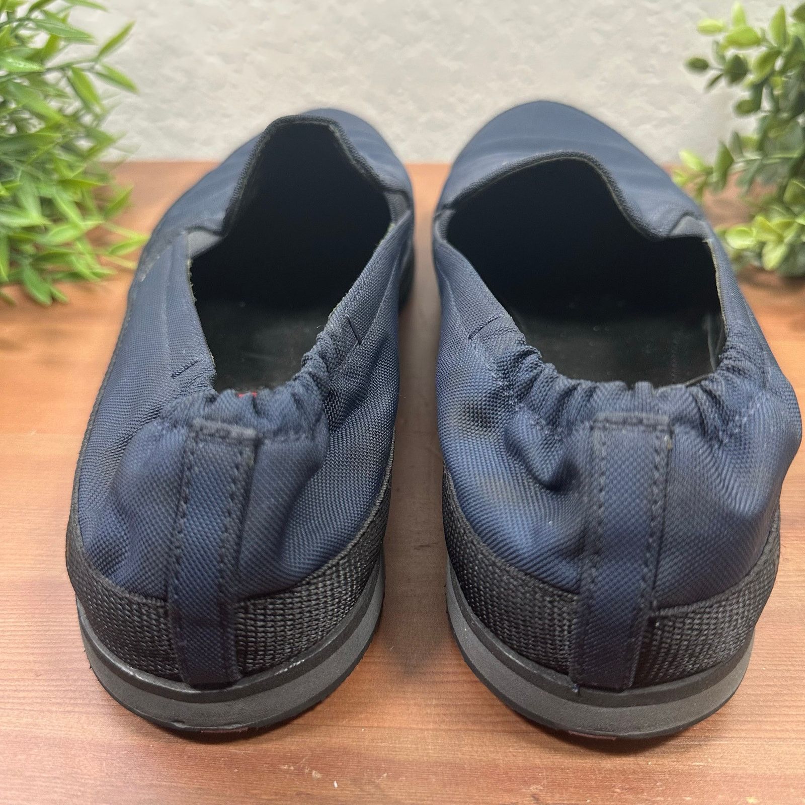 Prada Prada Men's Re Nylon Slip On Sneakers Loafers Navy Size US 7.5 / EU 40-41 - 3 Thumbnail