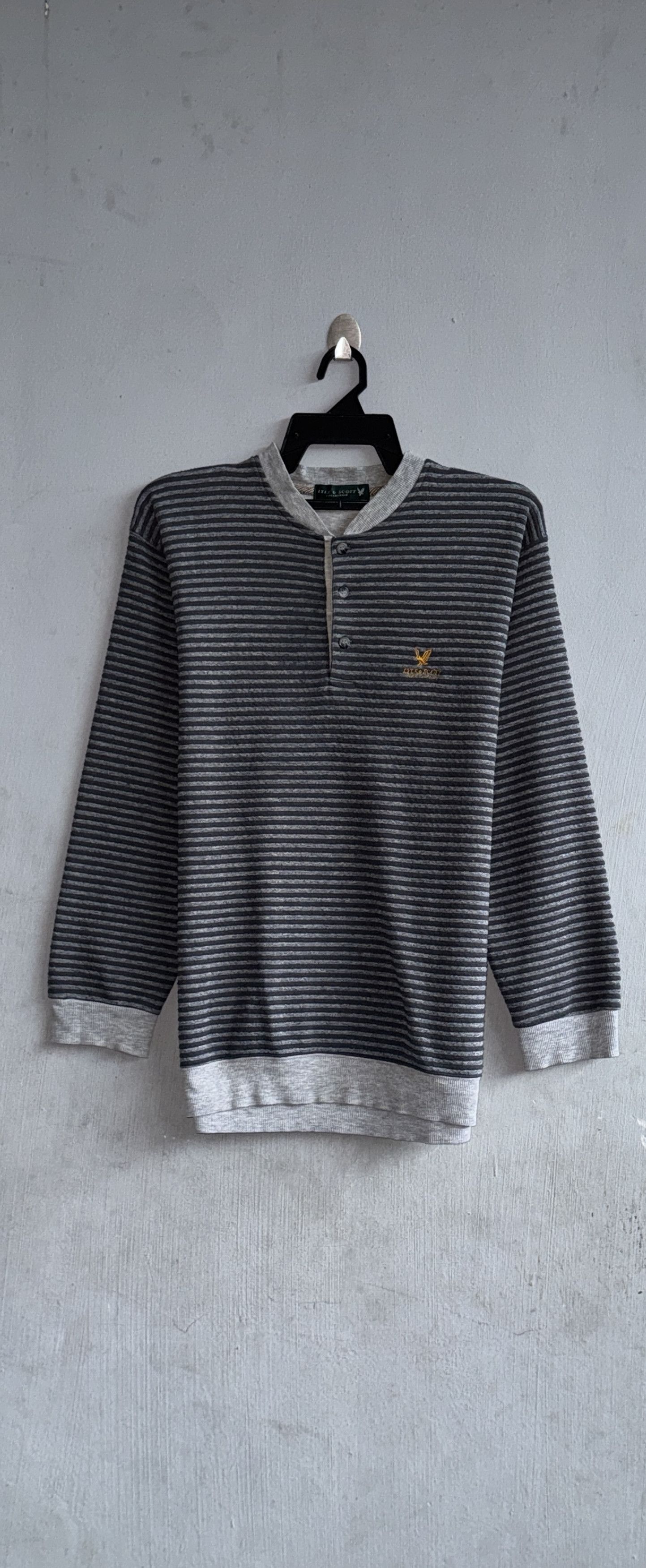 Lyle & Scott Lyle & Scott Stripe Long Sleeve Shirt Size US L / EU 52-54 / 3 - 1 Thumbnail