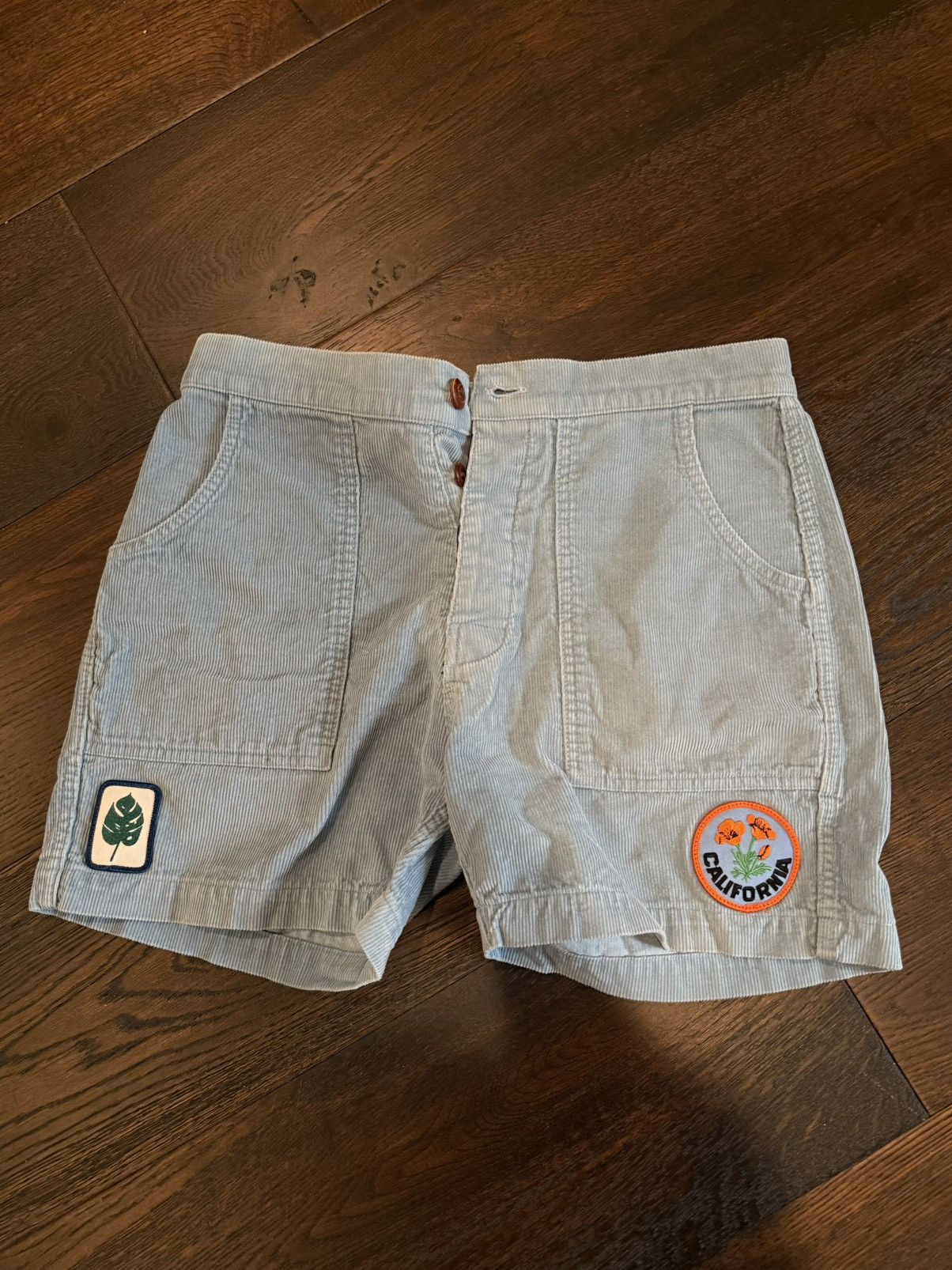 Other Birdwell Light Blue Corduroy Shorts Size US 30 / EU 46 - 1 Thumbnail