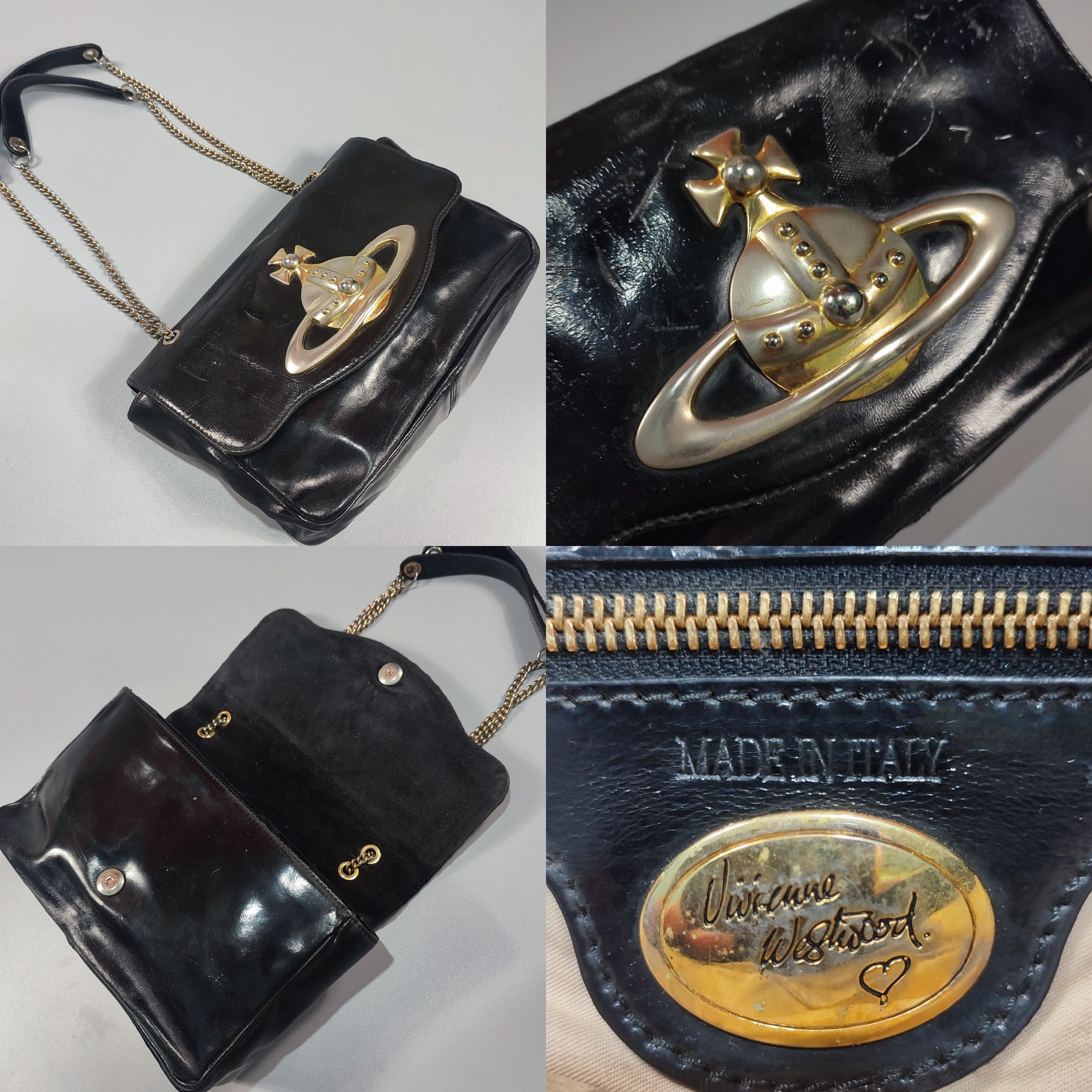 Vivienne Westwood VIVIENNE WESTWOOD ORB PLAQUE CHAIN BAG Size ONE SIZE - 1 Thumbnail