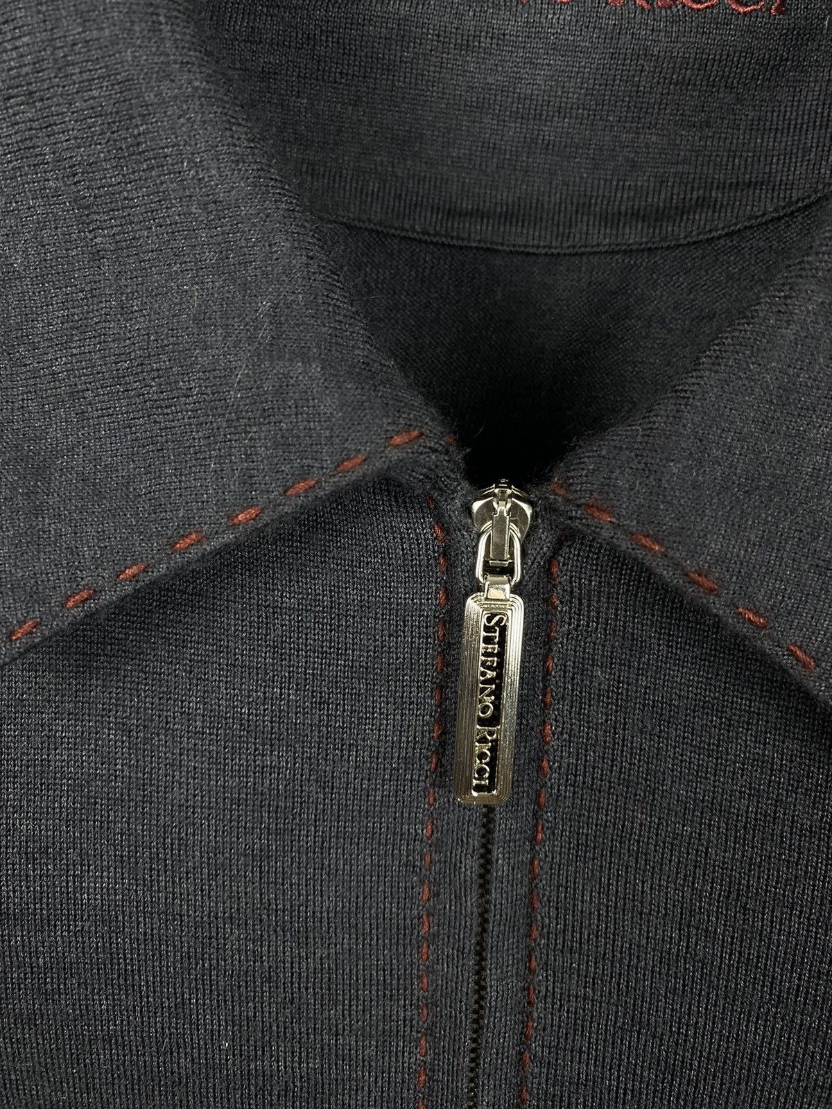 Stefano Ricci Stefano Ricci Cashmere-Silk 1/3 Zip Jumper Collared size 56 Size US XL / EU 56 / 4 - 5 Thumbnail