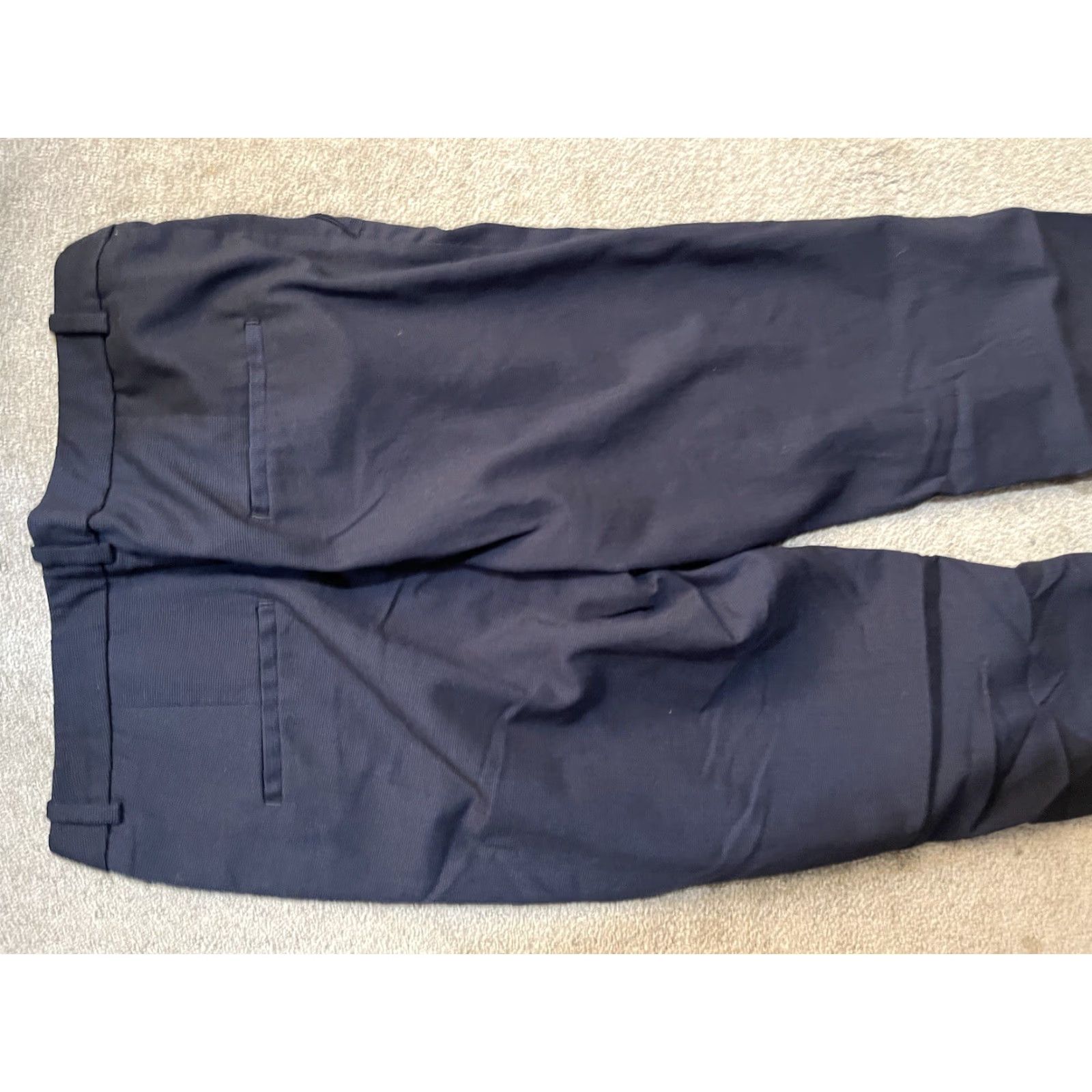 H&M H&M Dress Pants Women Size 10 Navy Business Casual Pants Regular Flat Front Ankle Zip Boys? Size 32" / US 10 / IT 46 - 4 Thumbnail