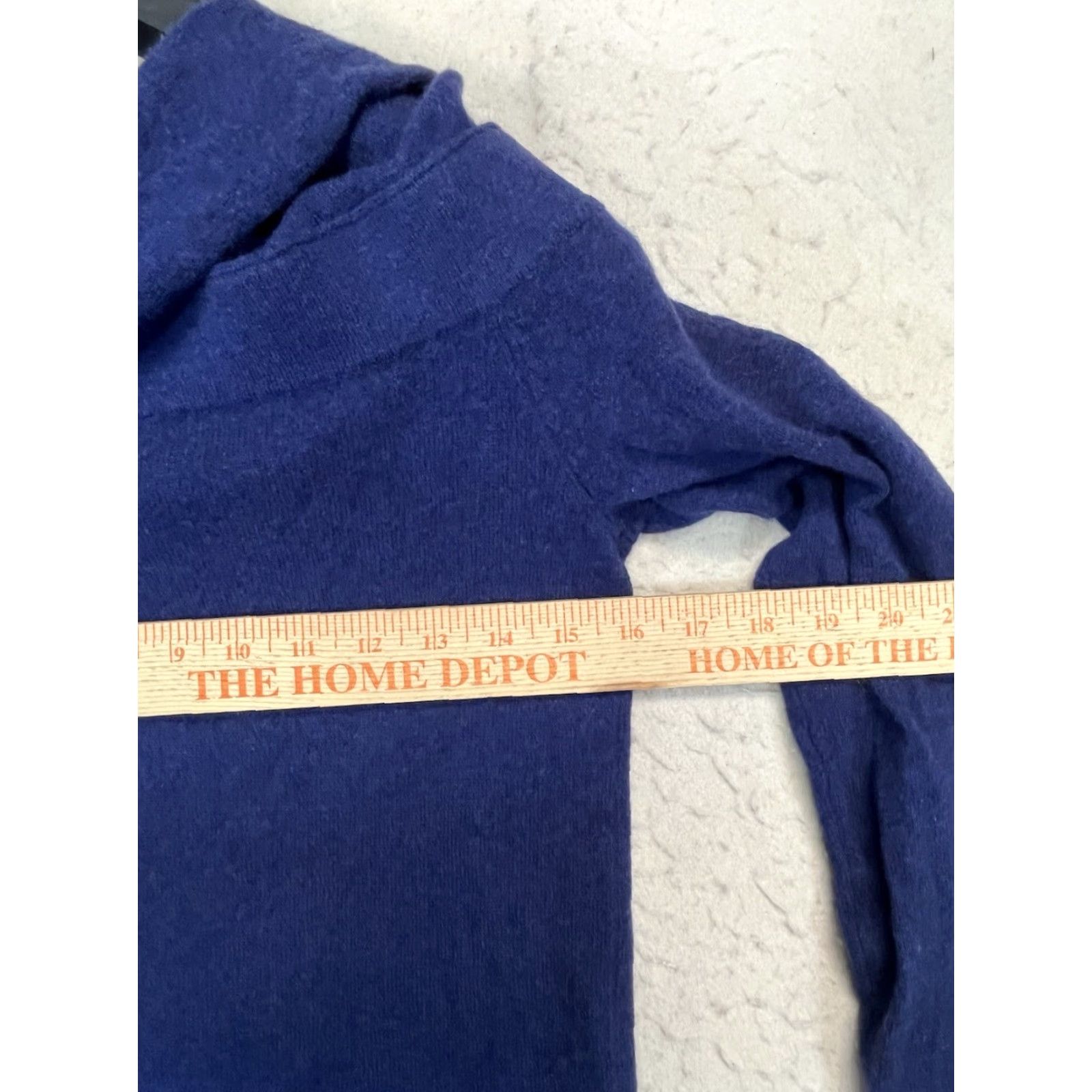 Club Monaco Club Monaco Sweater Blue Cashmere Mock Neck Women’s Size Small Size S / US 4 / IT 40 - 3 Thumbnail