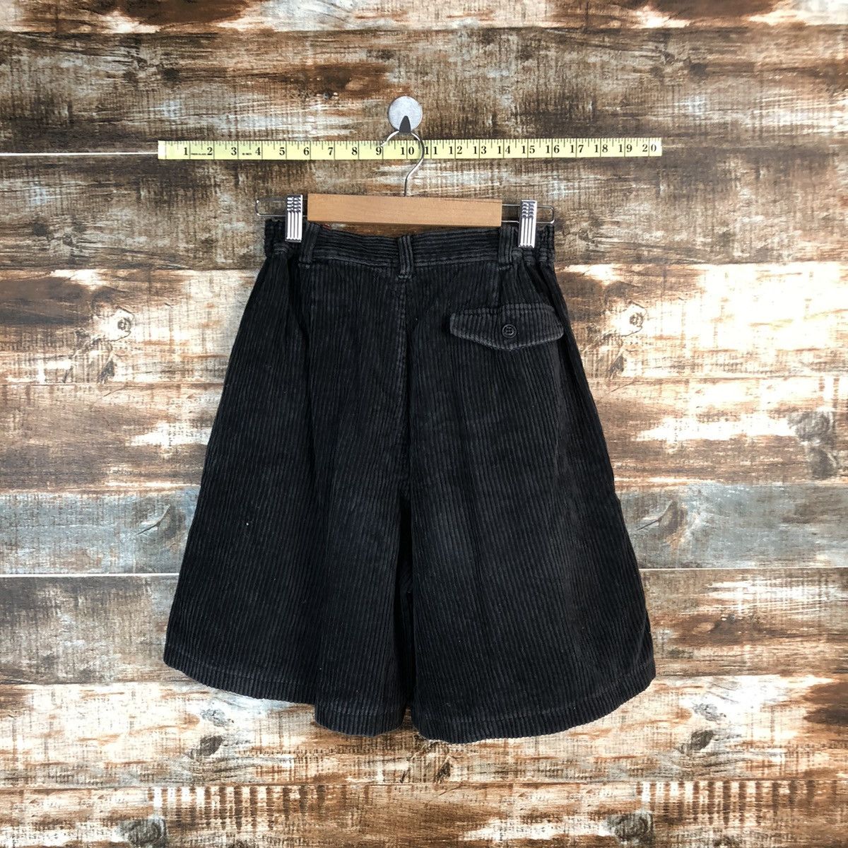 Japanese Brand Japanese Brand Coduroy Black Short Pants #A1405 Size 24" / US 00 / IT 34 - 9 Thumbnail