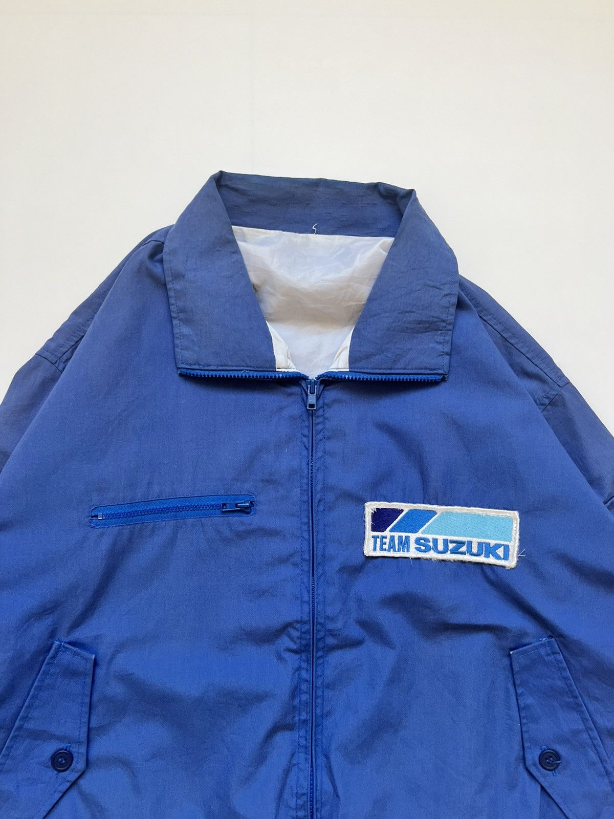 Japanese Brand Vintage Team Suzuki SBS Yokohama Big Shot Racing Jacket Size US M / EU 48-50 / 2 - 5 Thumbnail