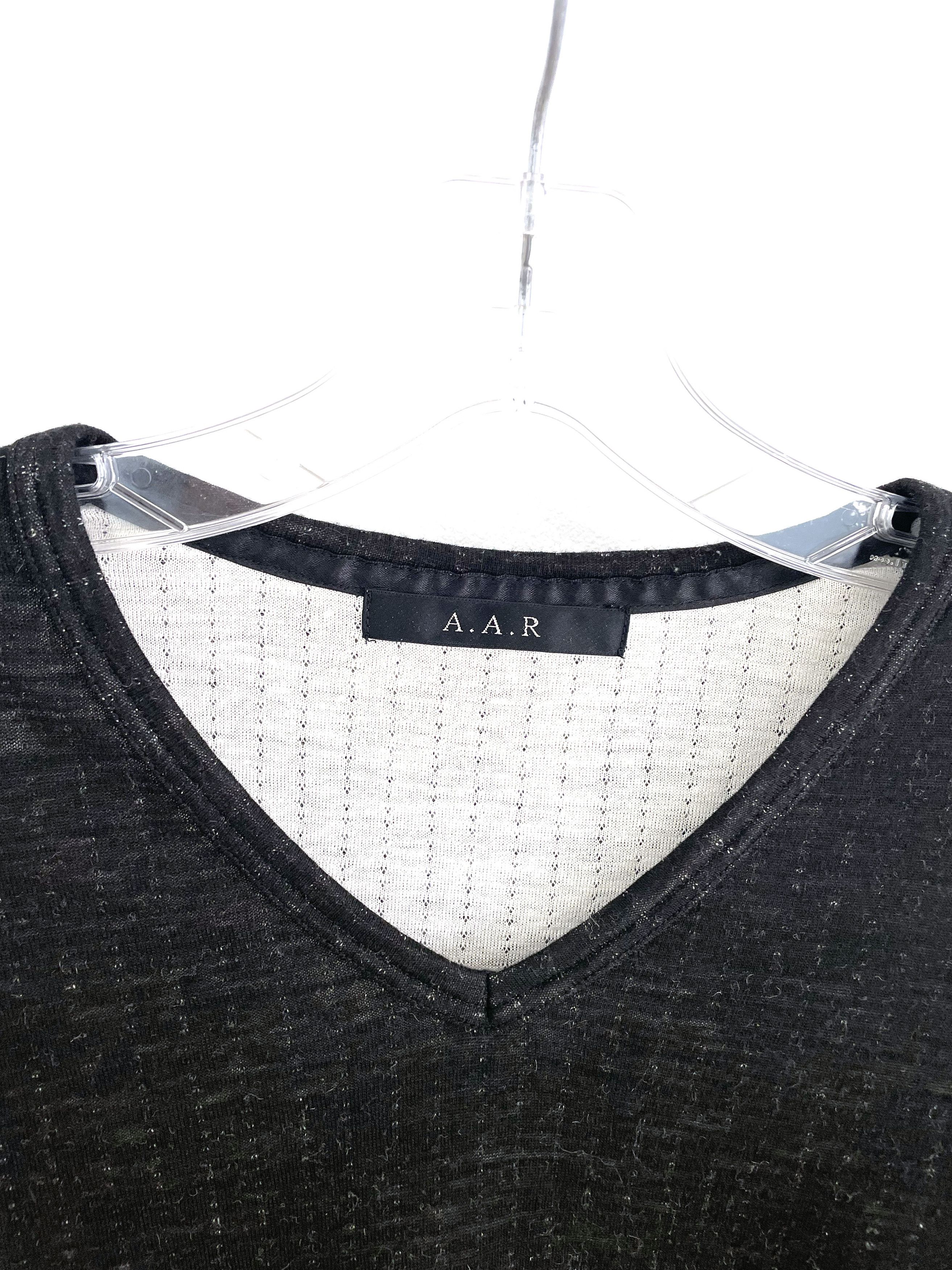 Yohji Yamamoto AAR Pinstripe Sweater Size US M / EU 48-50 / 2 - 3 Thumbnail