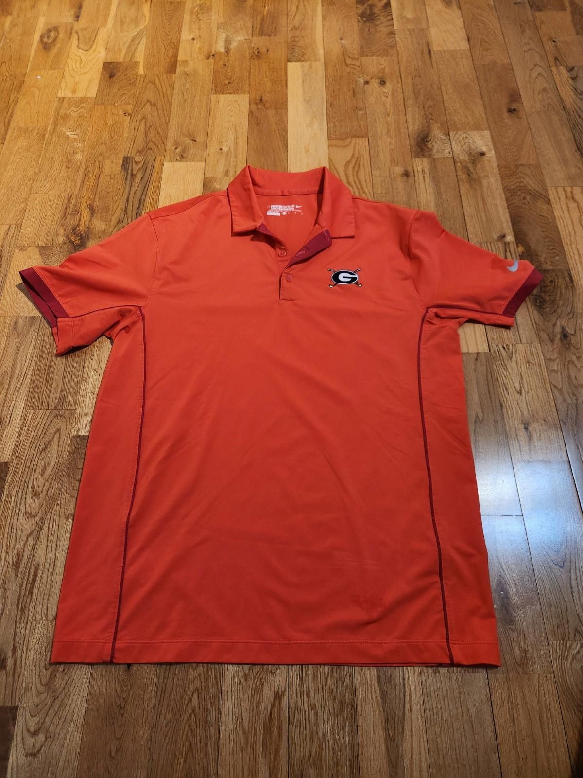 Nike Nike UGA Georgia Bulldogs Dri Fit Golf Performance Shirt M Size ONE SIZE - 1 Thumbnail