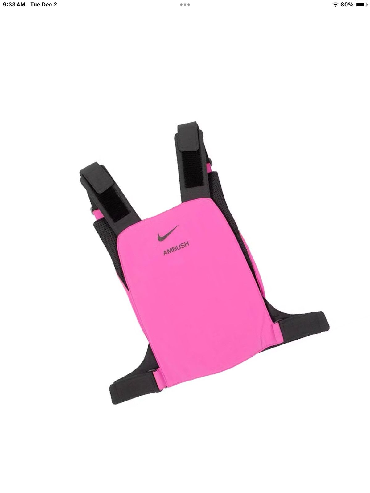 Ambush Design × Nike Nike ambush crop top sportswear Yooo pink black activewear Size L / US 10 / IT 46 - 2 Thumbnail