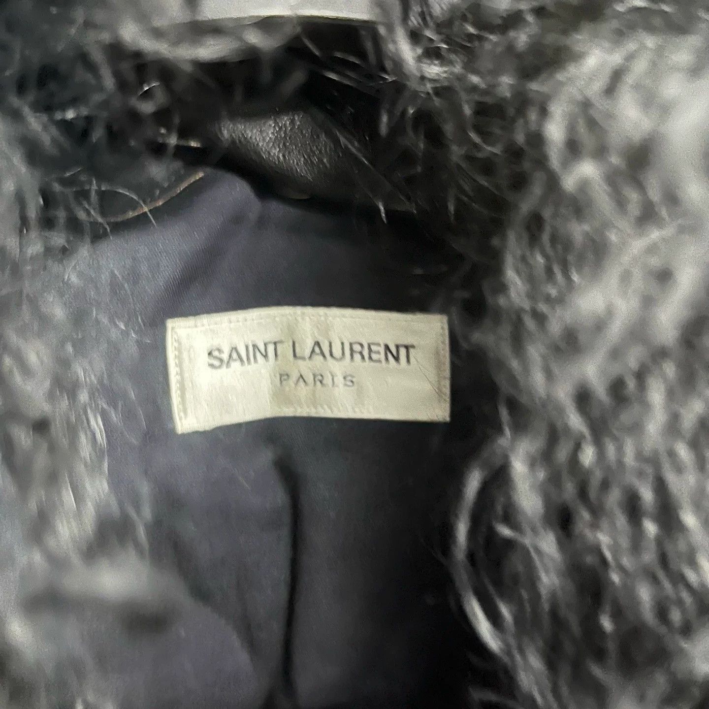 Saint Laurent Paris Saint Laurent Classic Black Fur Collar Jacket Size US M / EU 48-50 / 2 - 2 Thumbnail