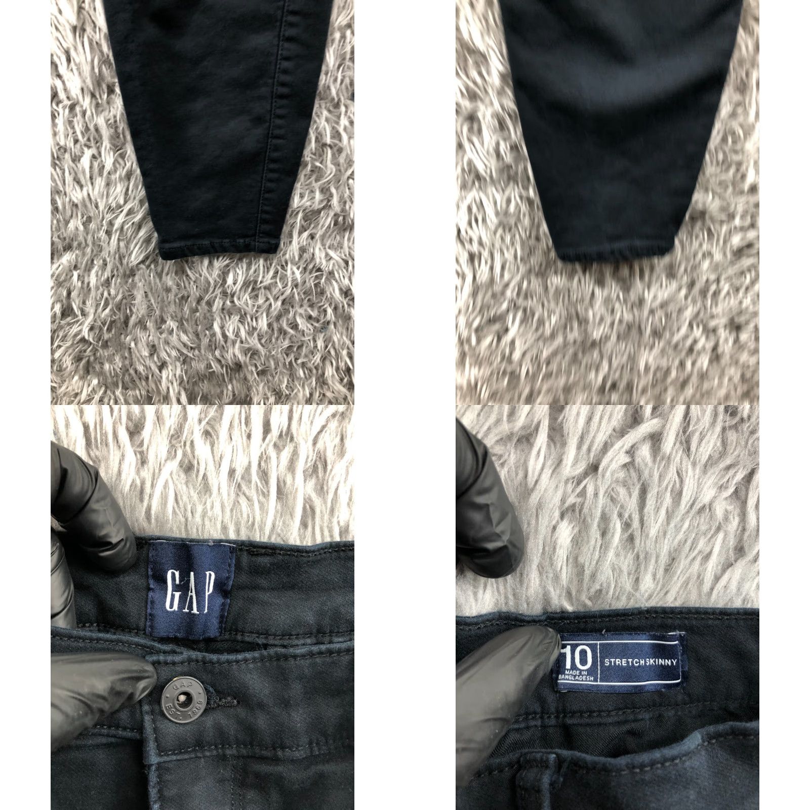 Gap Gap Pants Womens Size 10 Skinny Ankle Black Stretch Size 32" / US 10 / IT 46 - 8 Thumbnail
