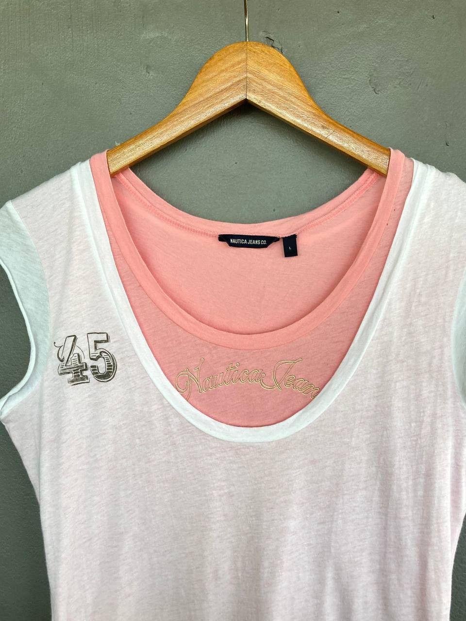 Nautica Nautica Y2k Double layered Tank Size L / US 10 / IT 46 - 3 Thumbnail