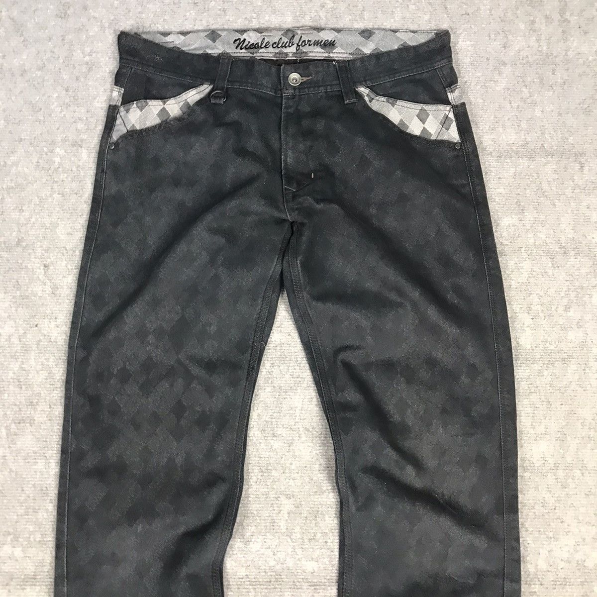 Japanese Brand × Vintage NICOLE CLUB FOR MEN JAPAN DOUBLE POCKET PANTS Size US 31 - 3 Thumbnail