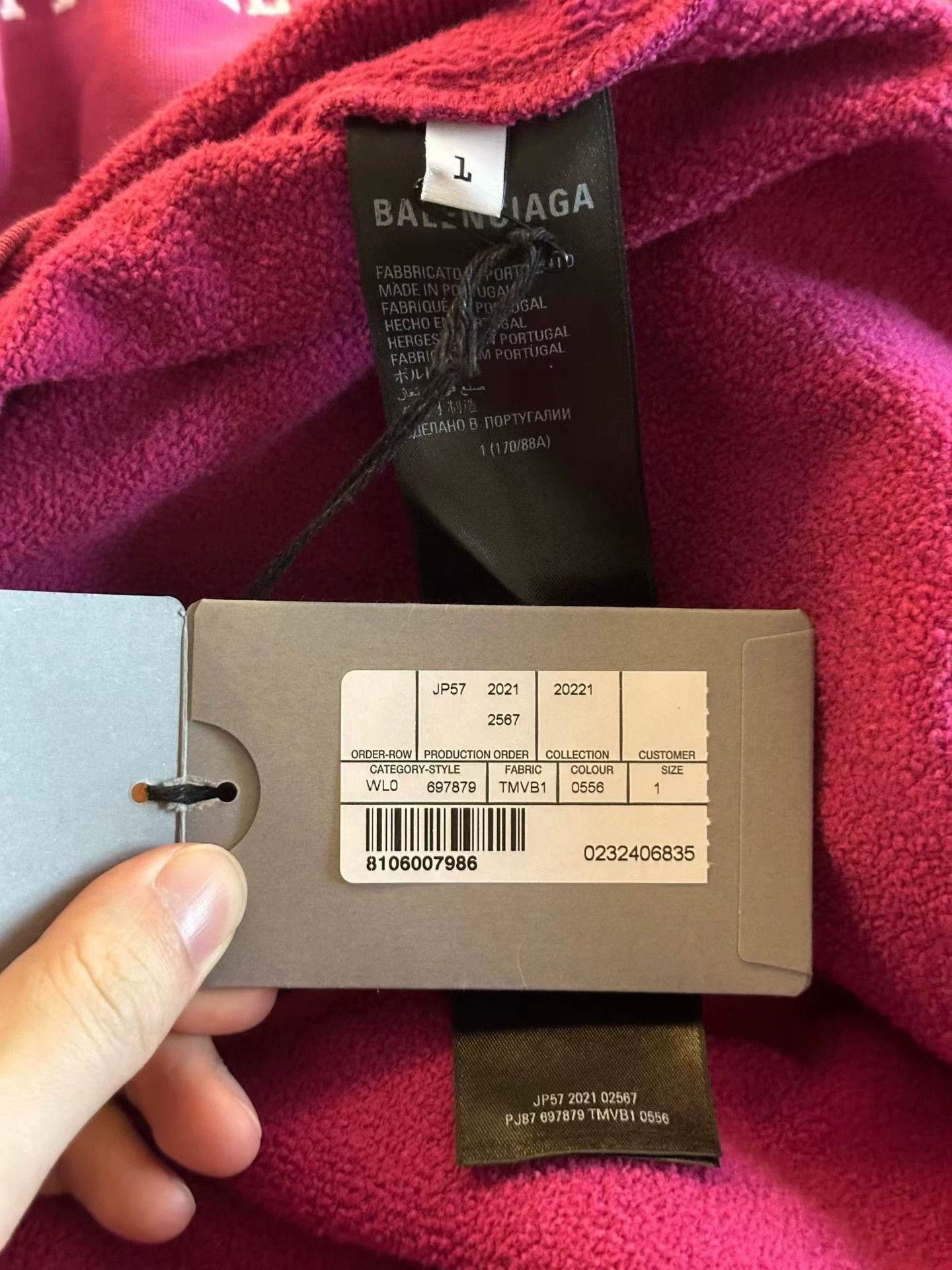Balenciaga Balenciaga Hoodie 1 New With Tags Size US S / EU 44-46 / 1 - 3 Thumbnail