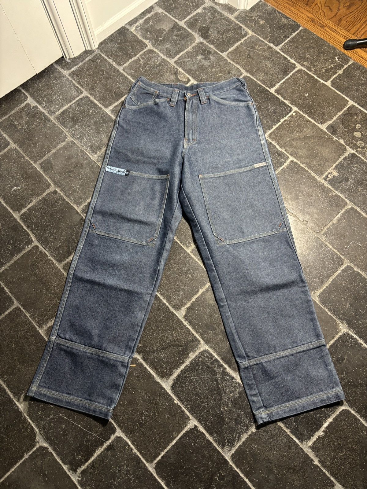 Mecca Vintage Mecca Jeans Double Knee Dark Wash Carpenter Pocket Size US 30 / EU 46 - 5 Thumbnail
