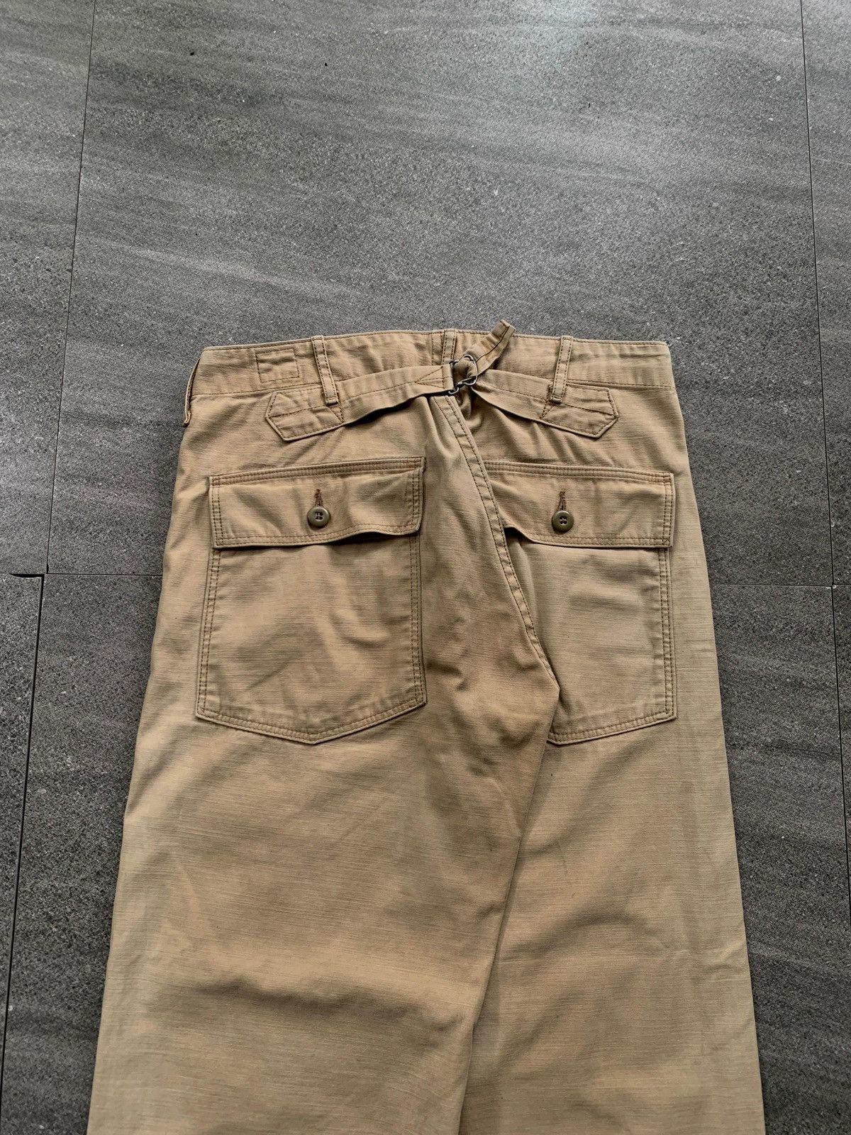 Orslow FREE TAX! Fatigue Faded Pants Size US 28 / EU 44 - 6 Thumbnail