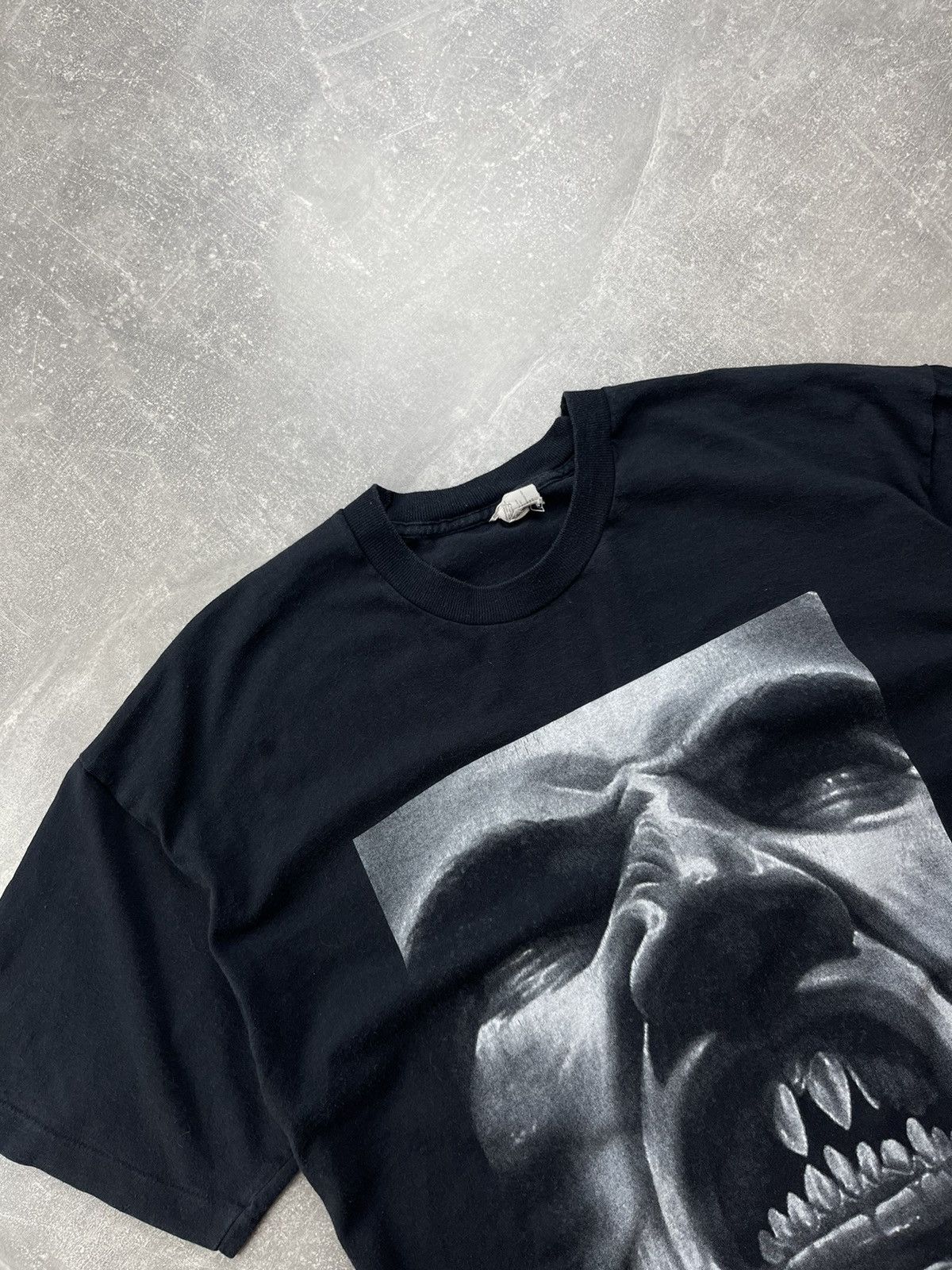 Vintage The Metal Merchant Trash Mark Skull Vampire Punk T-Shirt Size US L / EU 52-54 / 3 - 6 Thumbnail