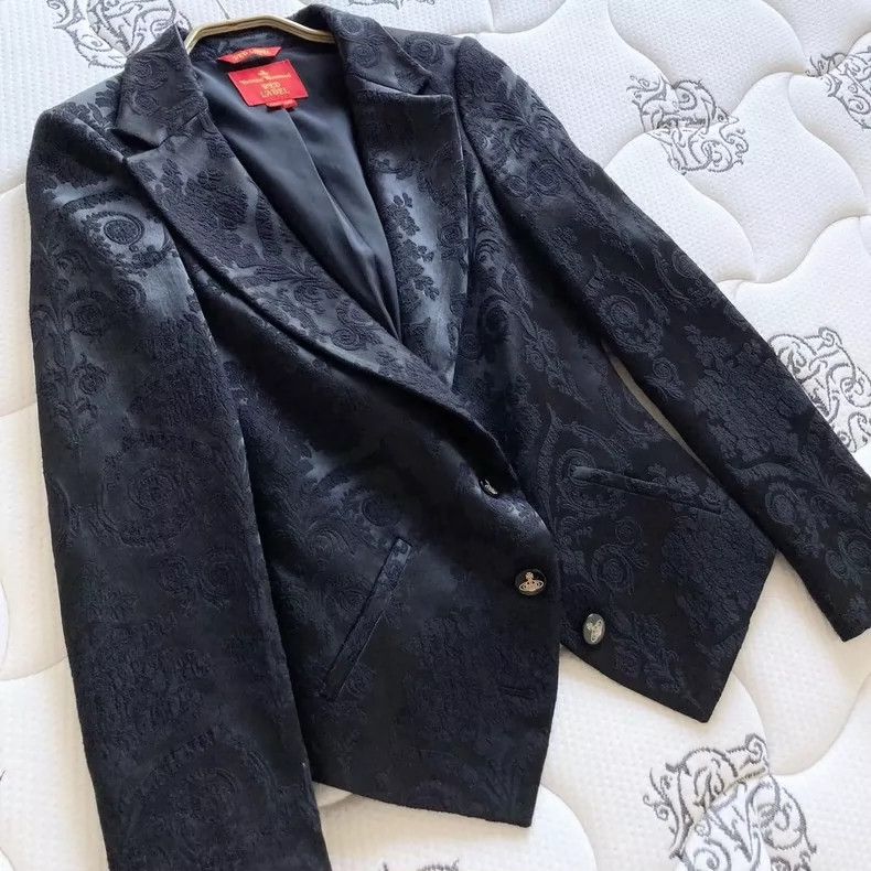 Vivienne Westwood Vivienne Westwood Tulip dark pattern retro jacket Size S / US 4 / IT 40 - 3 Thumbnail