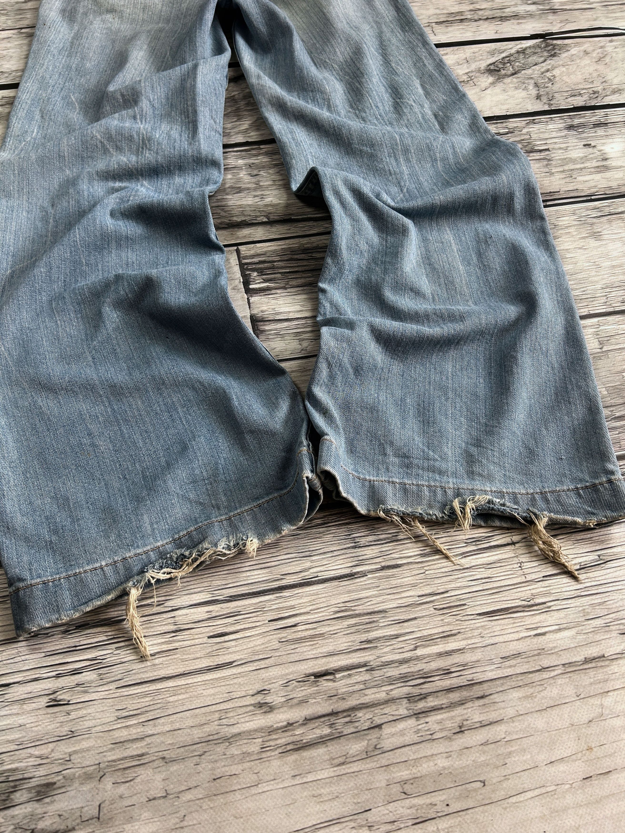 Japanese Brand 💥 JUNYA WATANABE BALENCIAGA STYLE DISTRESSED JEANS Size US 30 / EU 46 - 4 Thumbnail