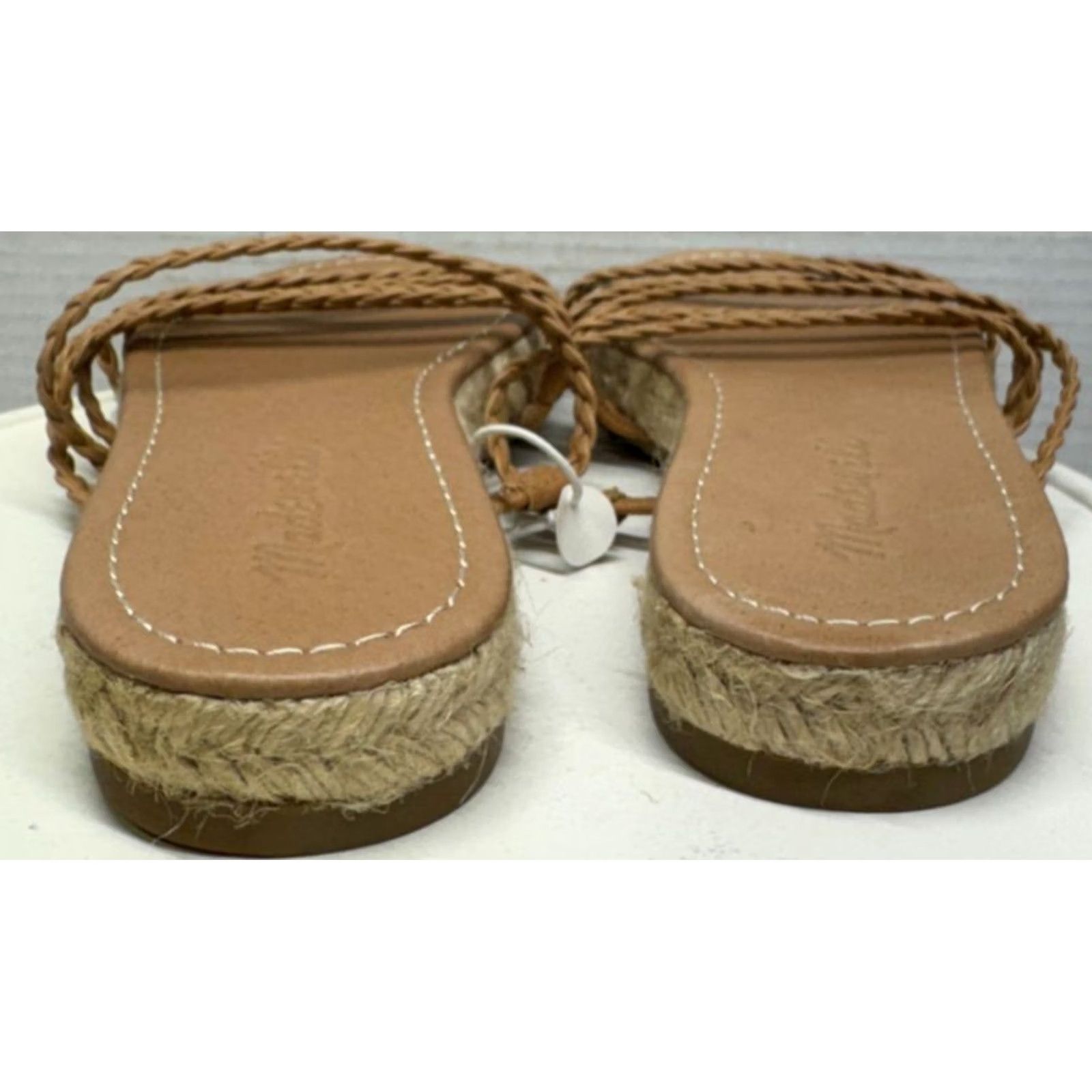 Madewell VINTAGE Madewell Kathryn Slide Espadrille Braided Leather Flat Sandal Women Size 7.5 NEW Size US 8 / IT 38 - 5 Thumbnail