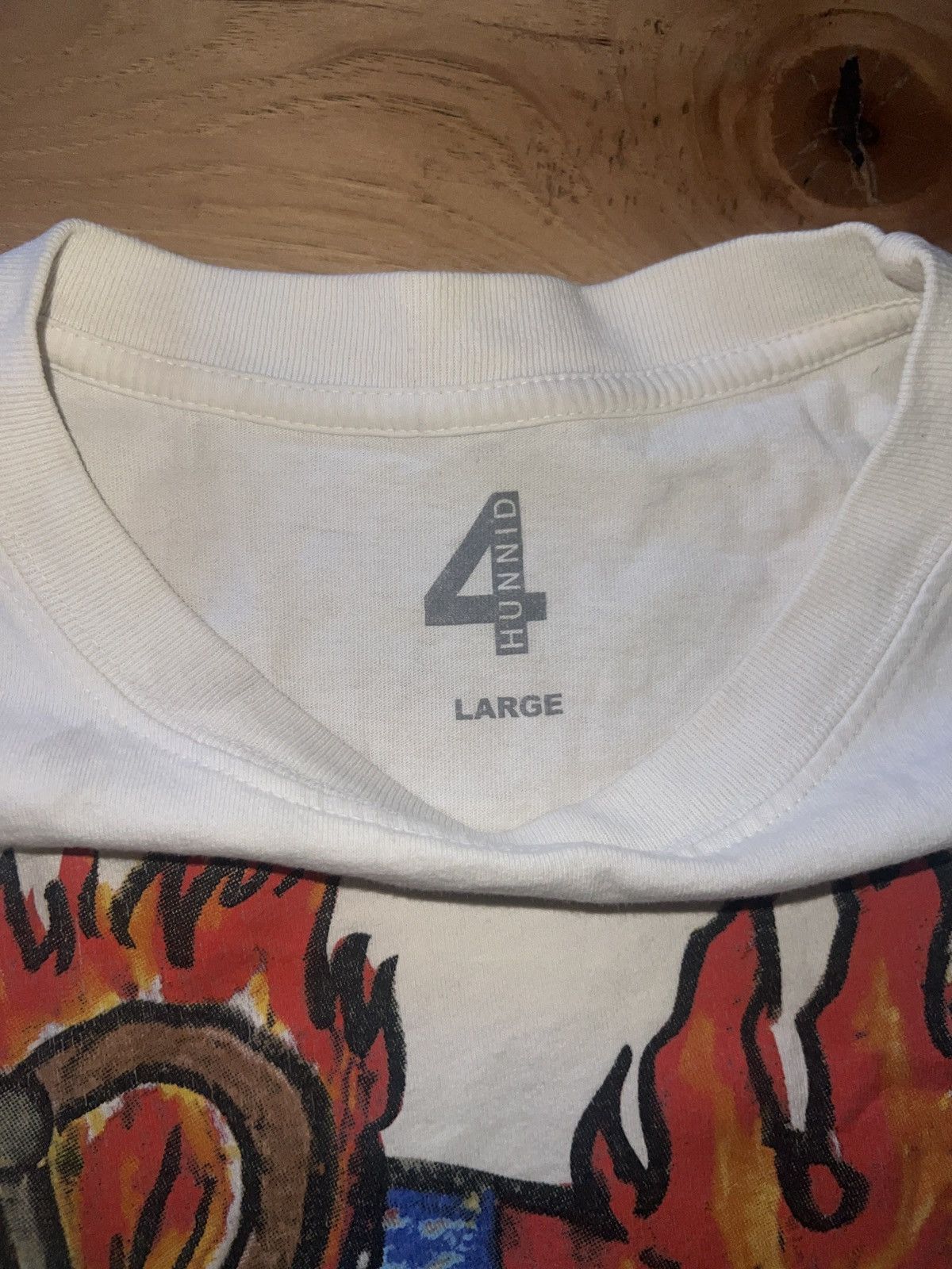 4HUNNID americas fire crop t shirt Size US L / EU 52-54 / 3 - 3 Thumbnail