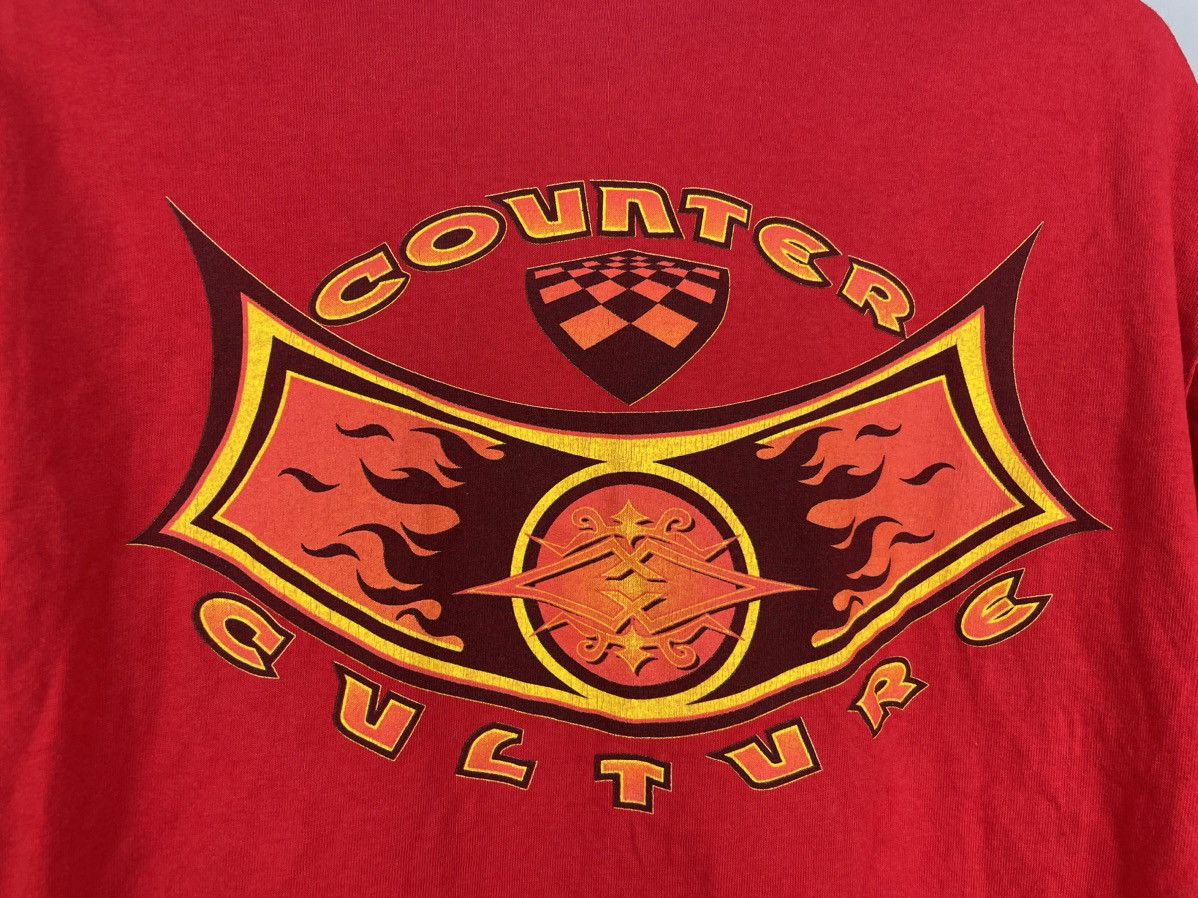 Vintage Vintage 90s Counter Culture streetwear skateboard t shirt Size US L / EU 52-54 / 3 - 5 Thumbnail