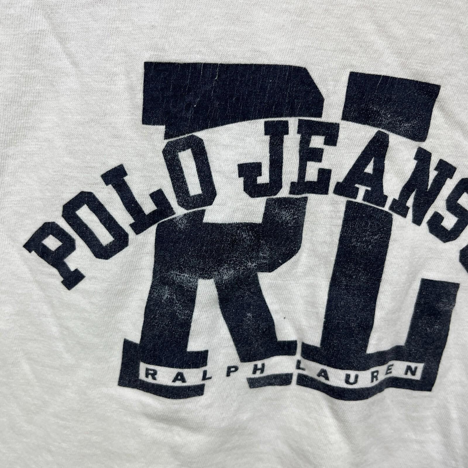 Polo Ralph Lauren Vintage 90s Polo Ralph Lauren Jeans T Shirt Medium Size US M / EU 48-50 / 2 - 6 Thumbnail