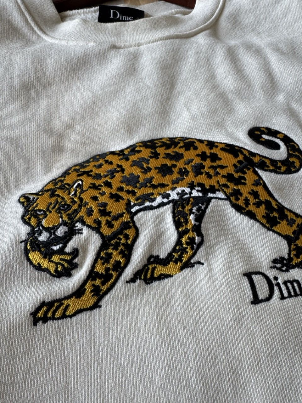 Dime Puzzle Cat Crewneck 'Cream' Size US S / EU 44-46 / 1 - 3 Thumbnail