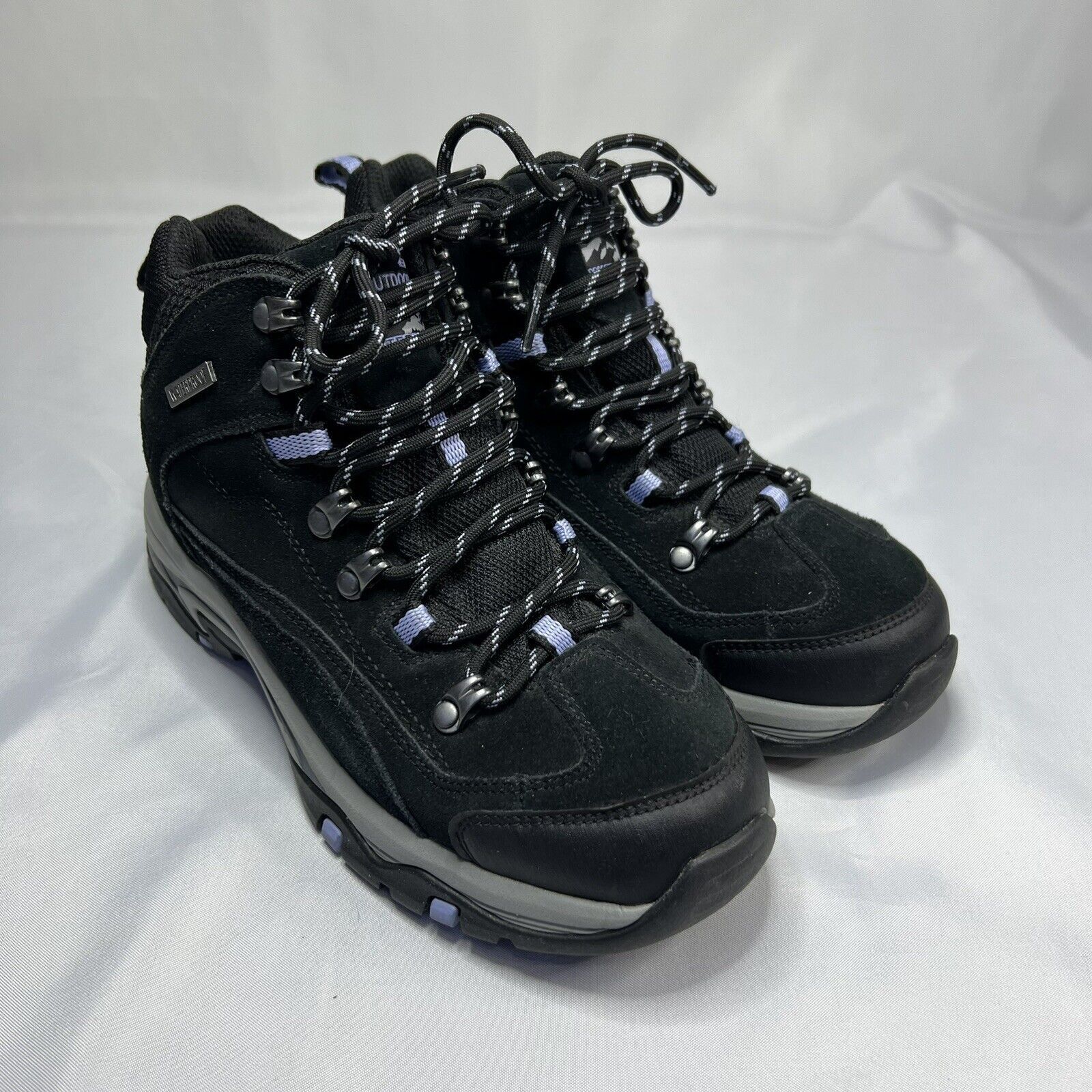SKECHERS Women’s Skechers Alpine Trail Black Memory Foam Boots Sz 6.5 Size US 6.5 / IT 36.5 - 4 Thumbnail