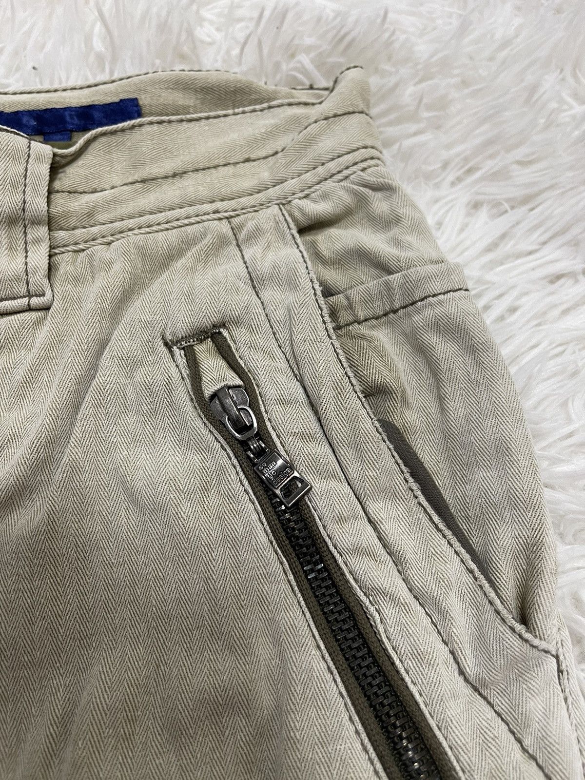 Japanese Brand × semanticdesign Distressed Semantic Design Bleached Flared Leg Pants Size US 32 / EU 48 - 7 Thumbnail