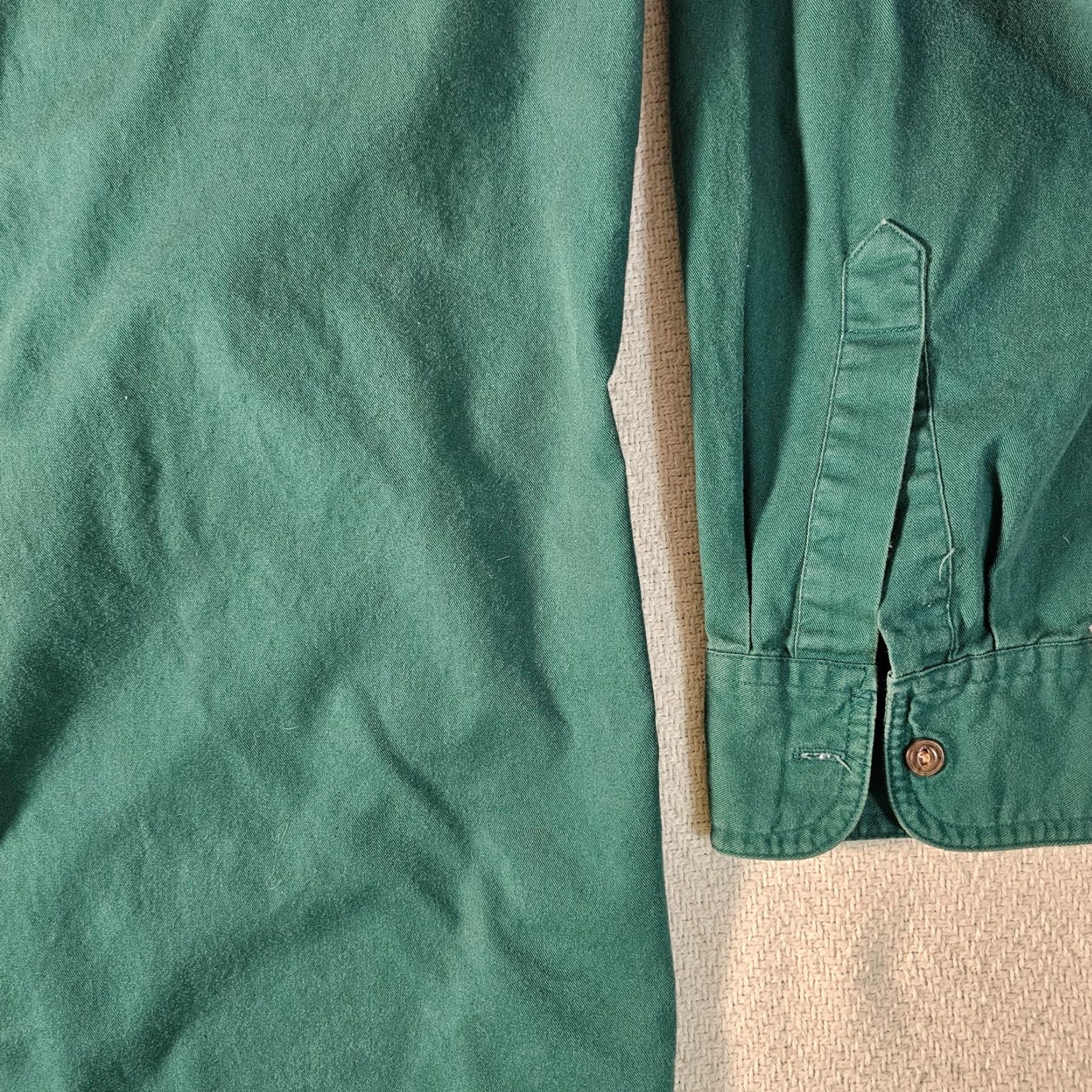 Chaps CHAPS Ralph Lauren Button Down Shirt Mens Size L Green Easy Care Chest Logo Shirt Size US L / EU 52-54 / 3 - 4 Thumbnail