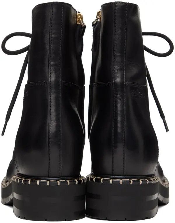 Chloe o1y0825 Ankle Boots in Black Size US 10 / IT 40 - 4 Thumbnail