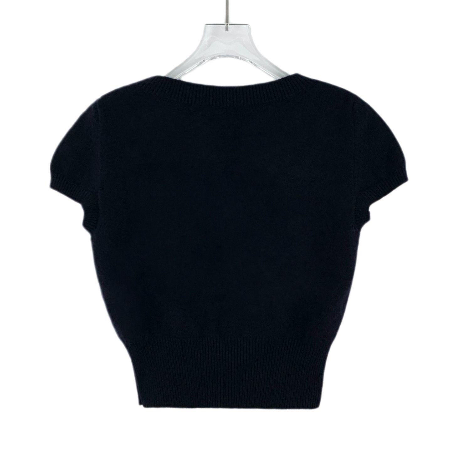 Dior Dior Floral Cashmere Tee Black (36) Size XS / US 0-2 / IT 36-38 - 2 Thumbnail