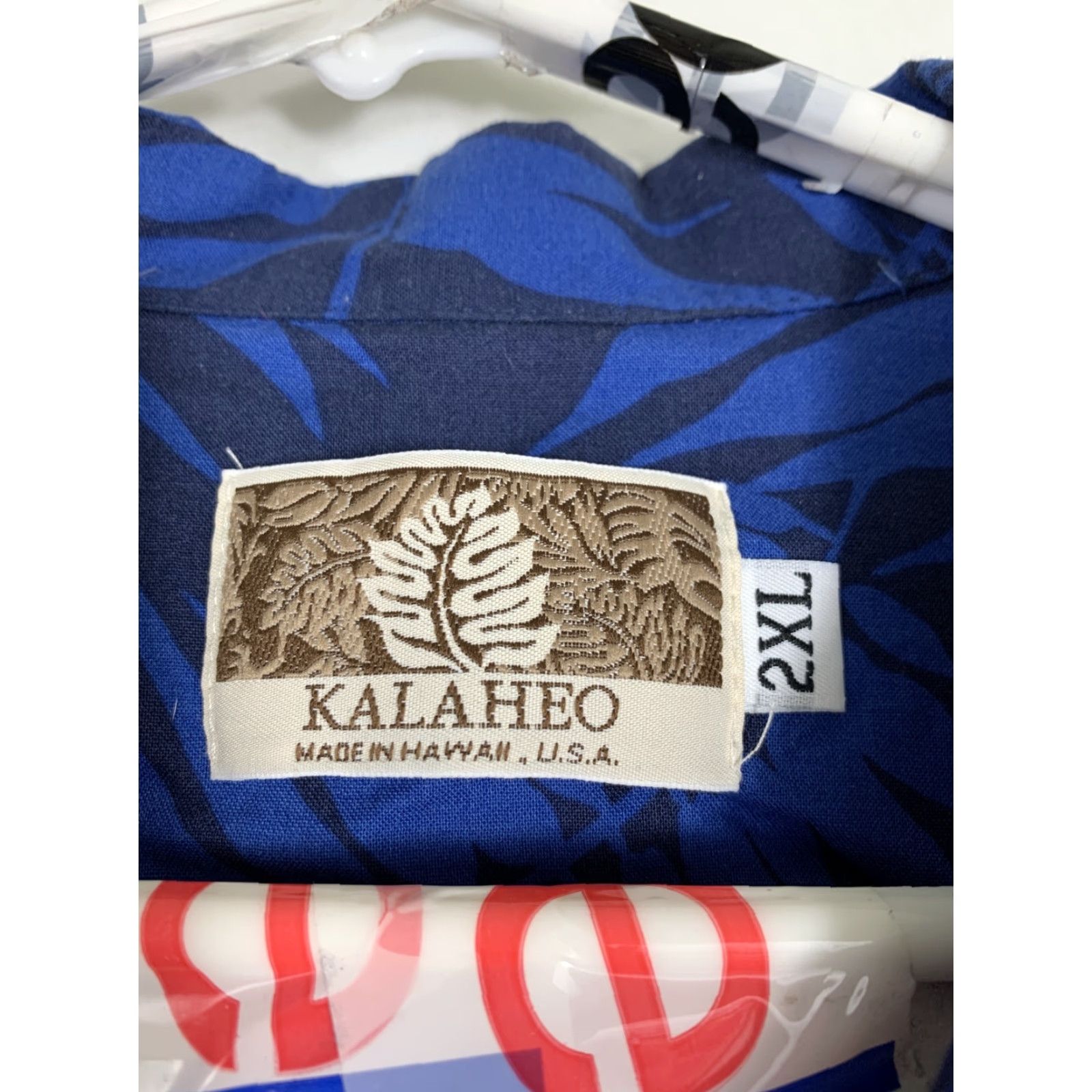 Vintage Kalaheo Mens Button-Up Shirt Blue Beer Cotton Blend 2XL Short Sleeve Hawaiian Shirt Size US XXL / EU 58 / 5 - 6 Thumbnail