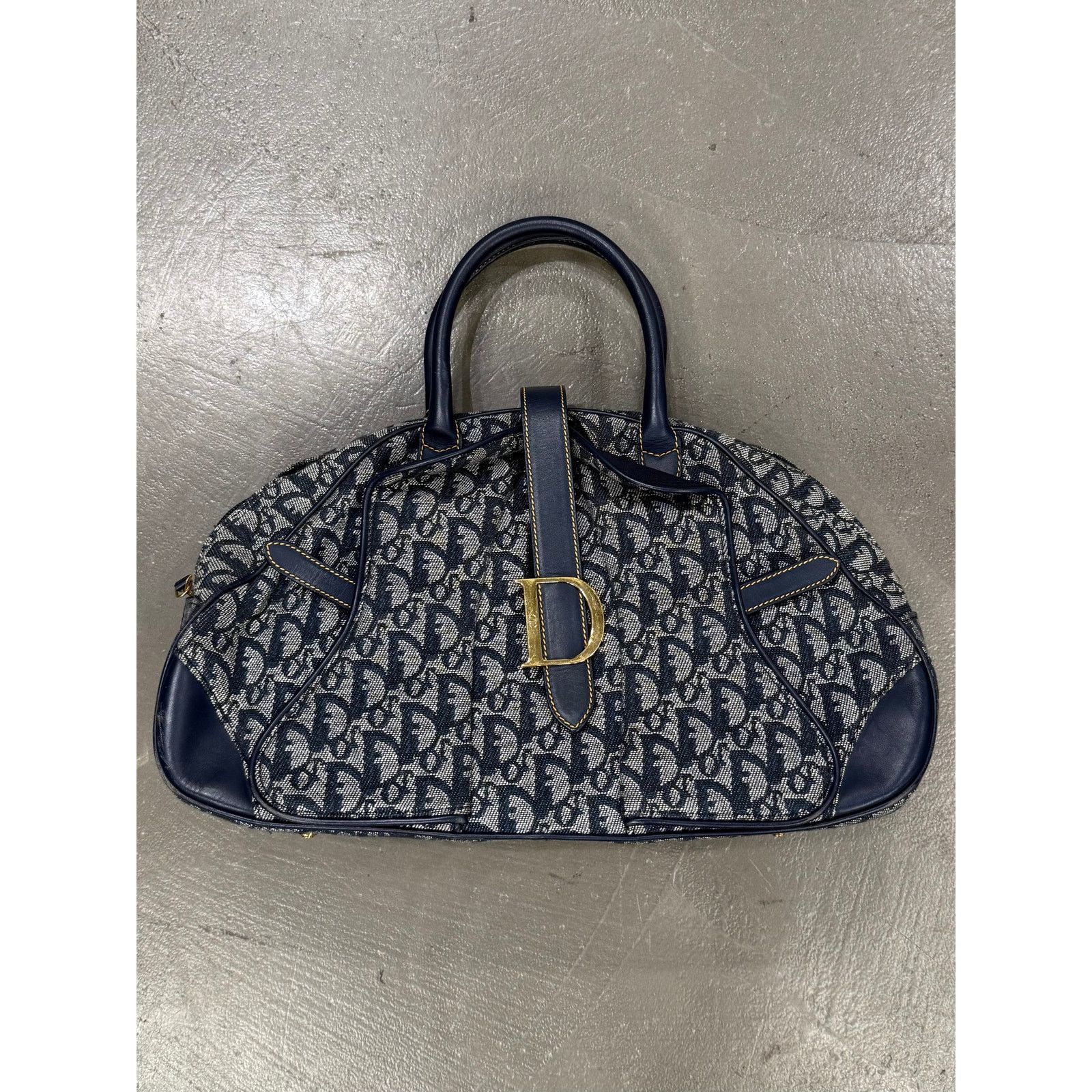 2000s Dior by Galliano bowling monogram bag