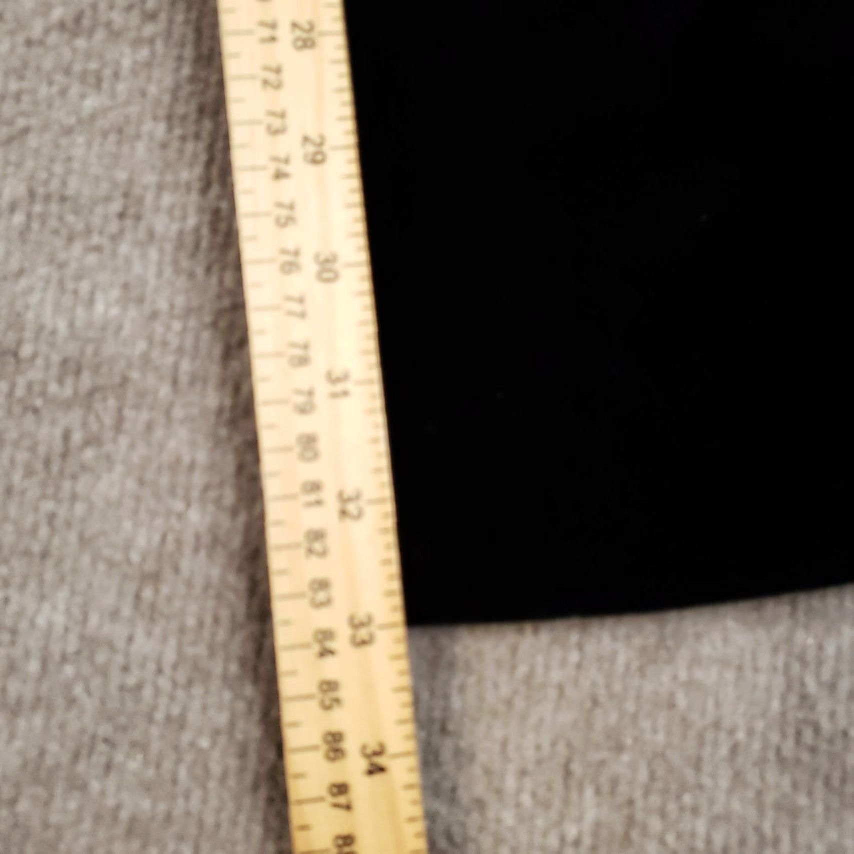 MILLY MILLY Black Velvet Wide Leg Pants Women Size 6 (28x33) Casual Dress Size 28" / US 6 / IT 42 - 3 Thumbnail