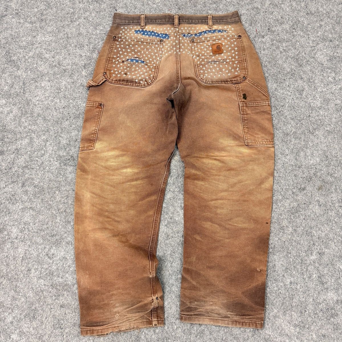 Carhartt 1 of 1 Carhartt Sashiko double knee denim Size US 32 / EU 48 - 2 Thumbnail
